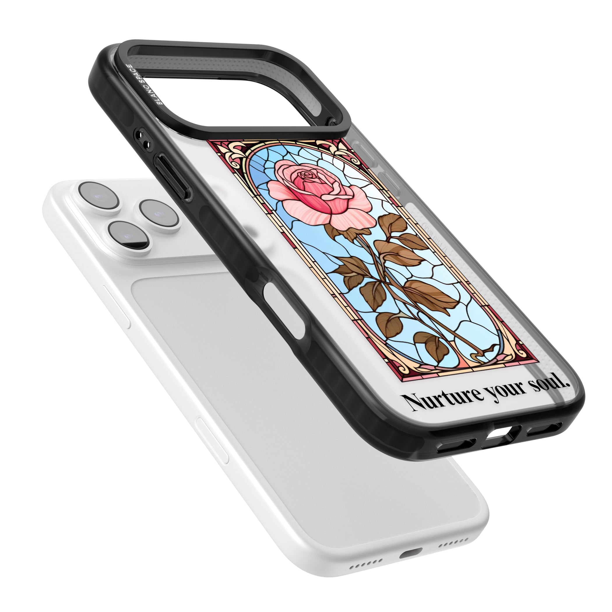 Nurture Your Soul iPhone 17 Pro Impact Black Phone Case Colours