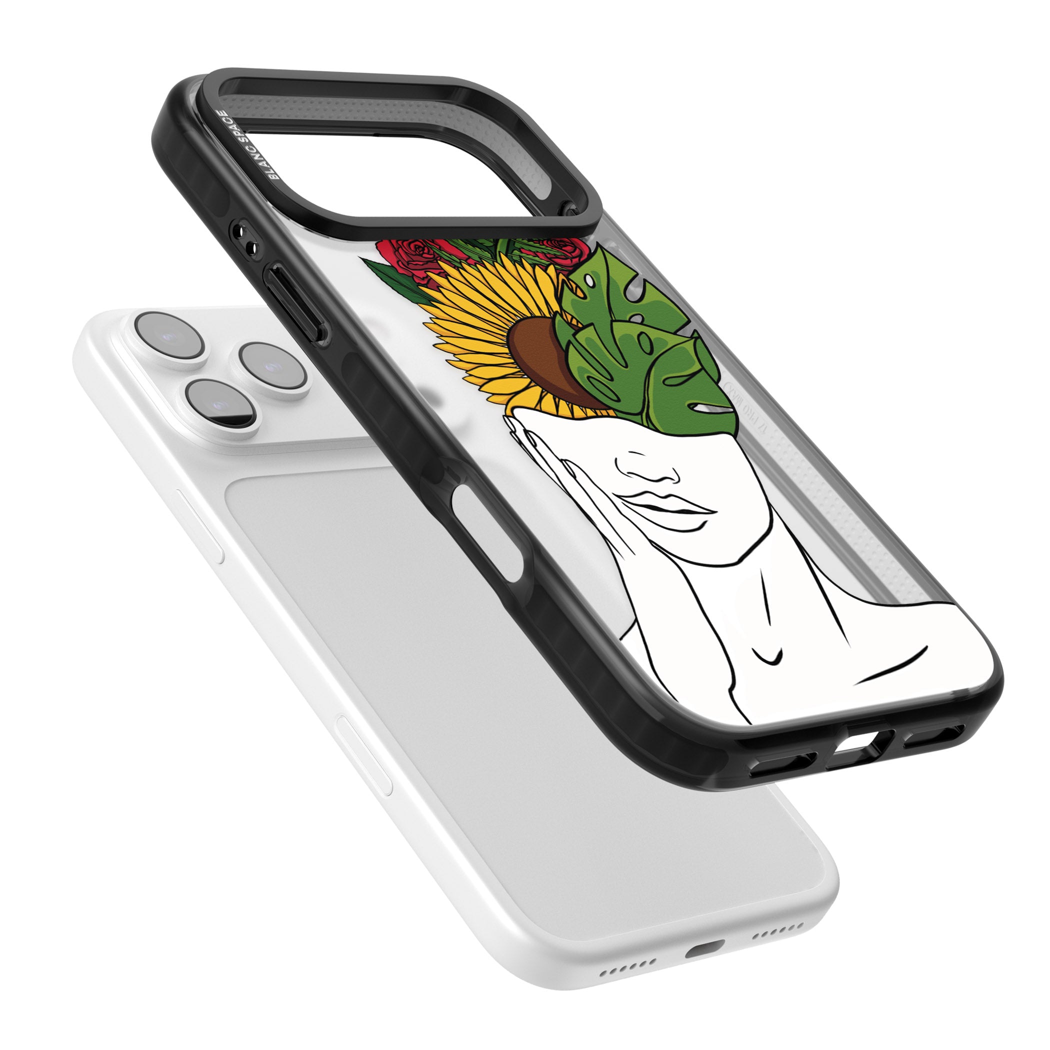 Let The Mind Flourish iPhone 17 Pro Impact Black Phone Case Colours