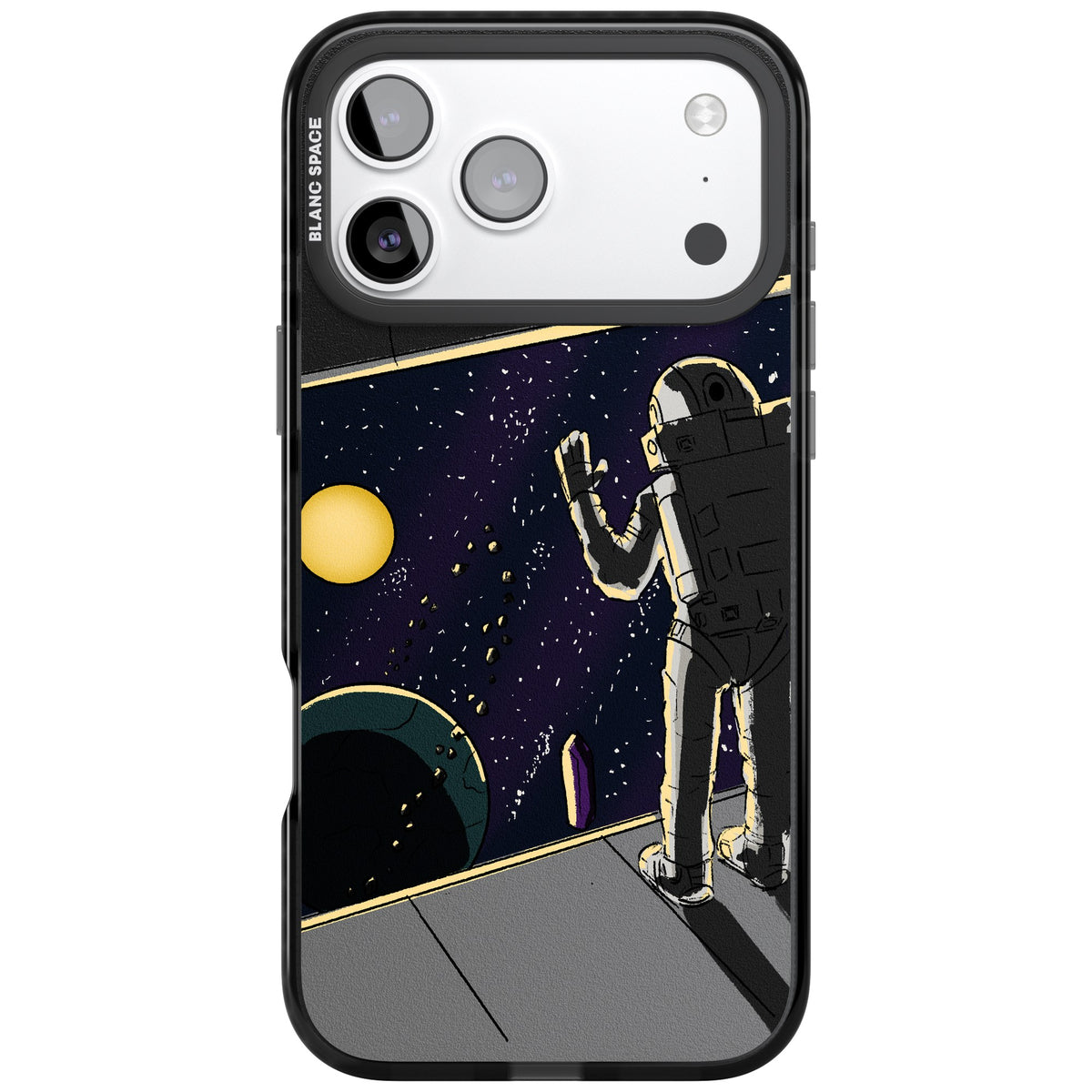 Home iPhone 17 Pro Max Impact Black Phone Case front