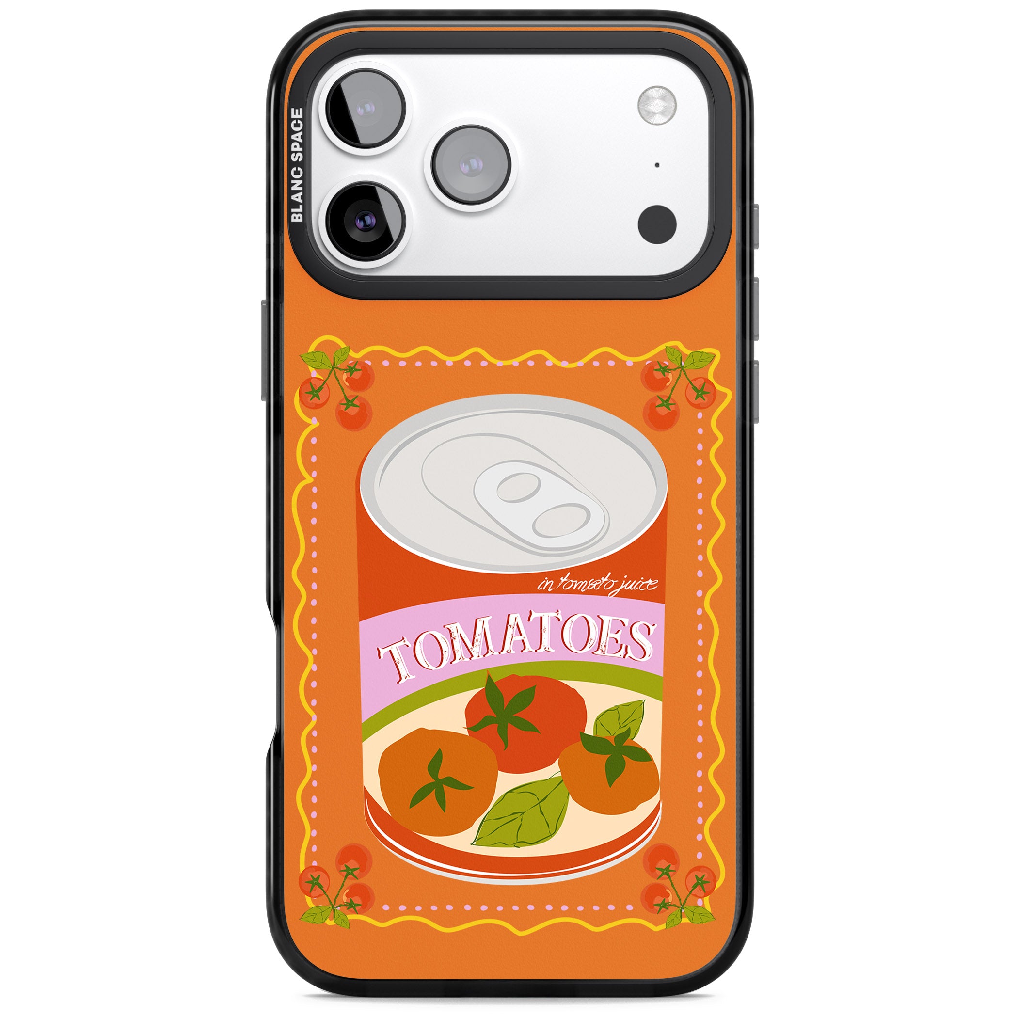 Tomato Soup Can iPhone 17 Pro Impact Black Phone Case