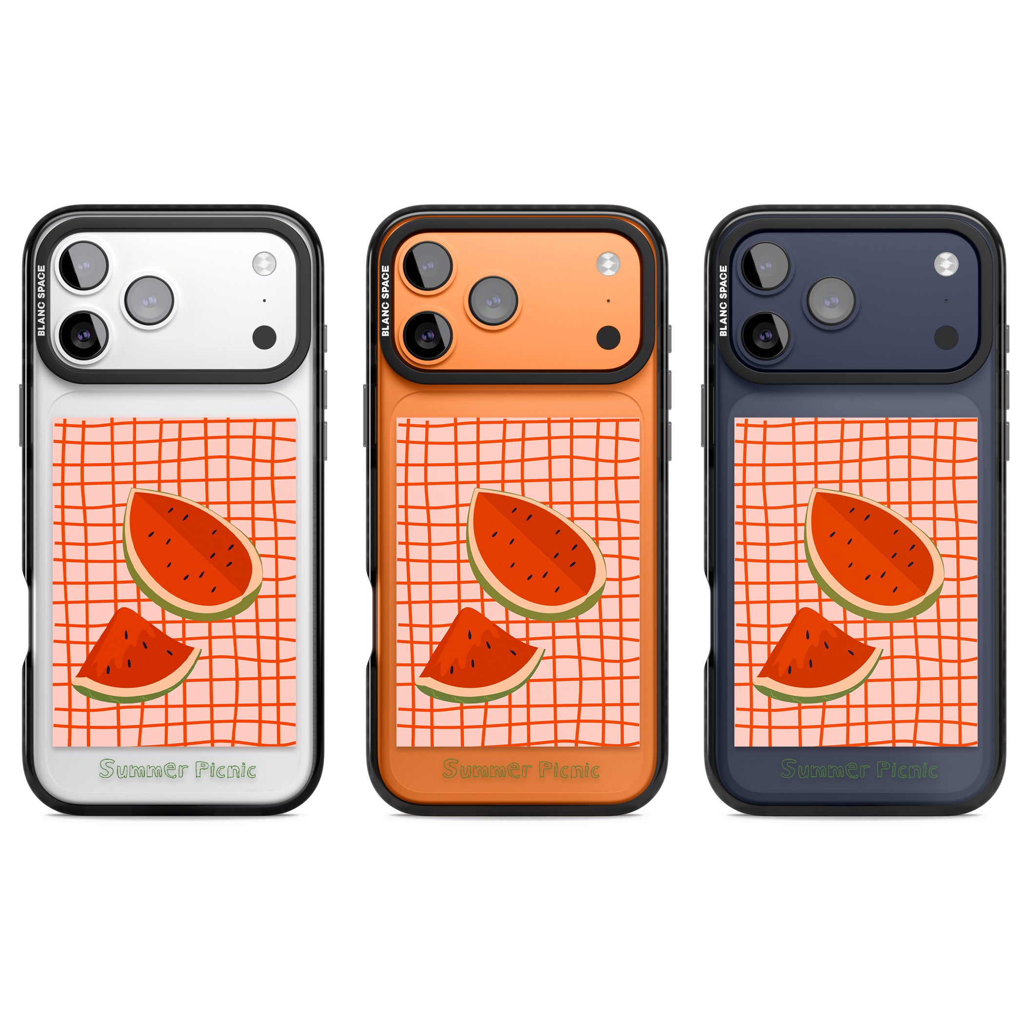 Summer Picnic iPhone 17 Pro Impact Black Phone Case APT Impact Protection