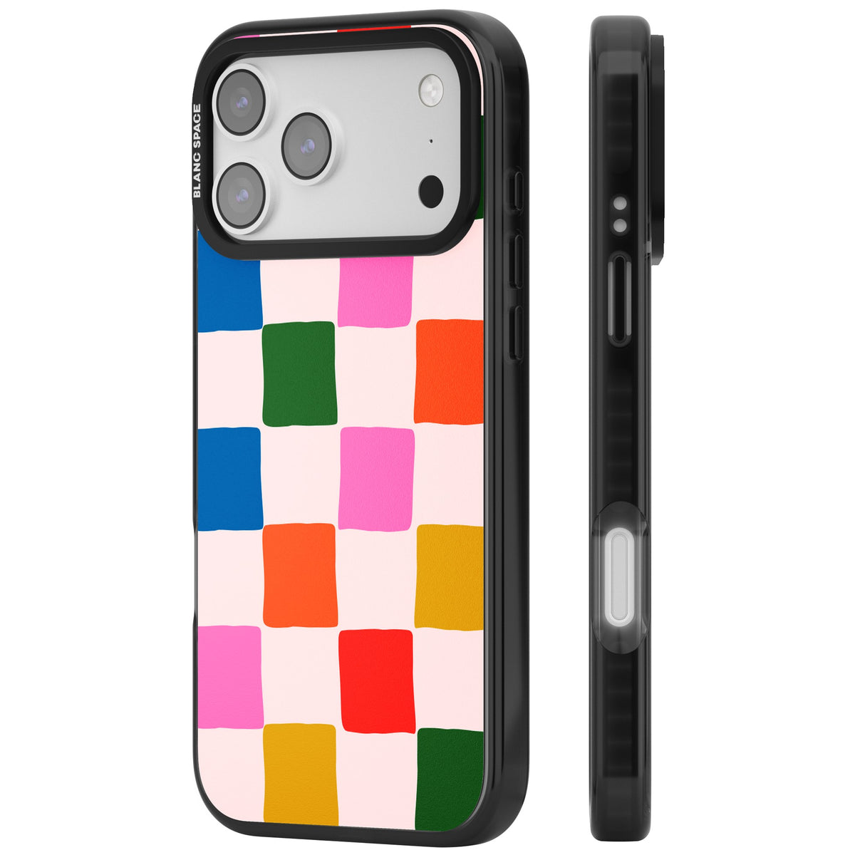 Colour Checked iPhone 17 Pro Max Impact Black Phone Case side