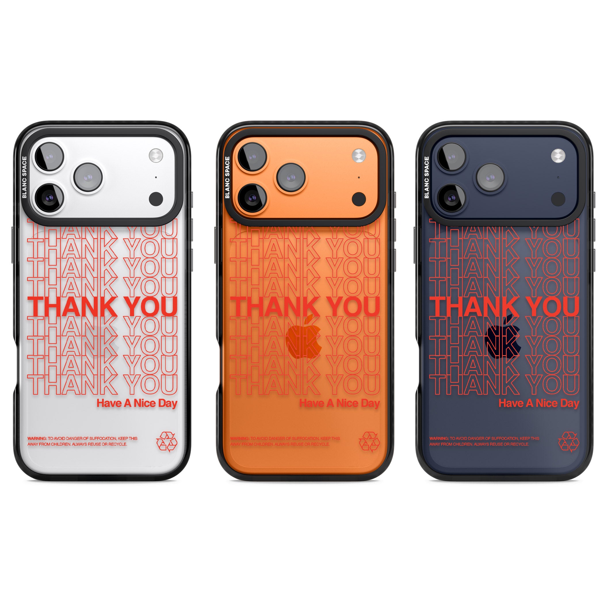 Thank You Have A Nice Day iPhone 17 Pro Impact Black Phone Case APT Impact Protection