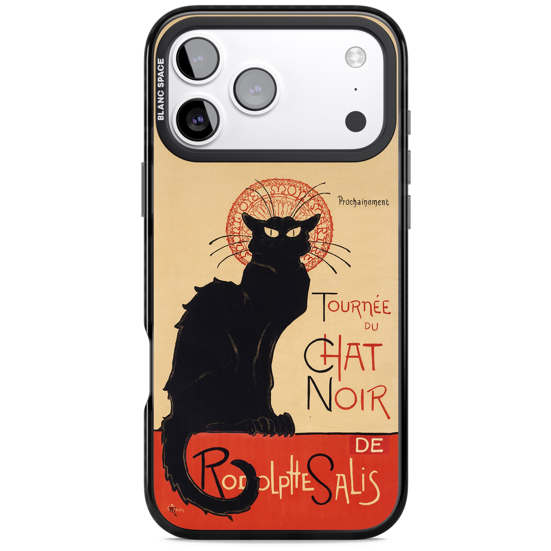 Tournee Du Chat Noir Poster iPhone 17 Pro Impact Black Phone Case