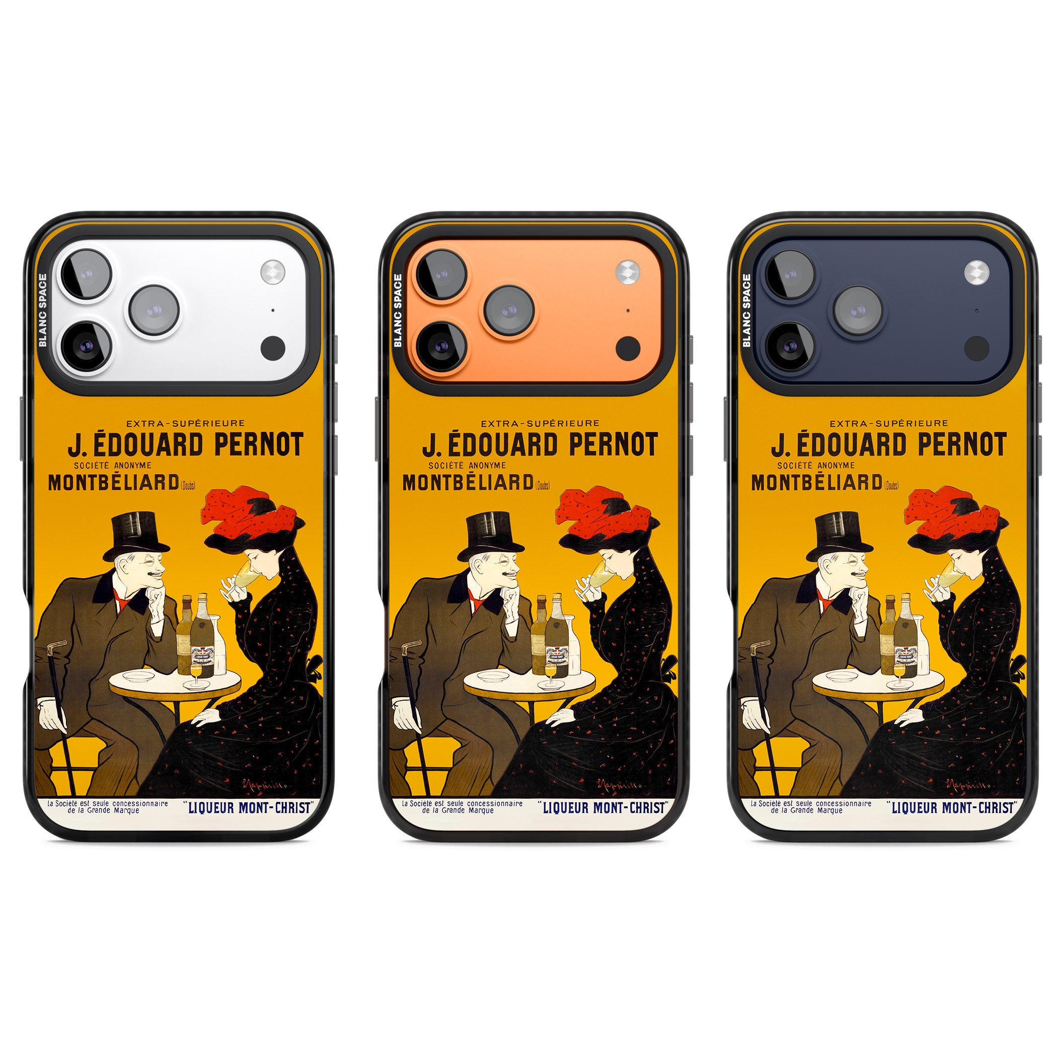 Absinthe, J.Edouard Pernot Poster iPhone 17 Pro Impact Black Phone Case APT Impact Protection