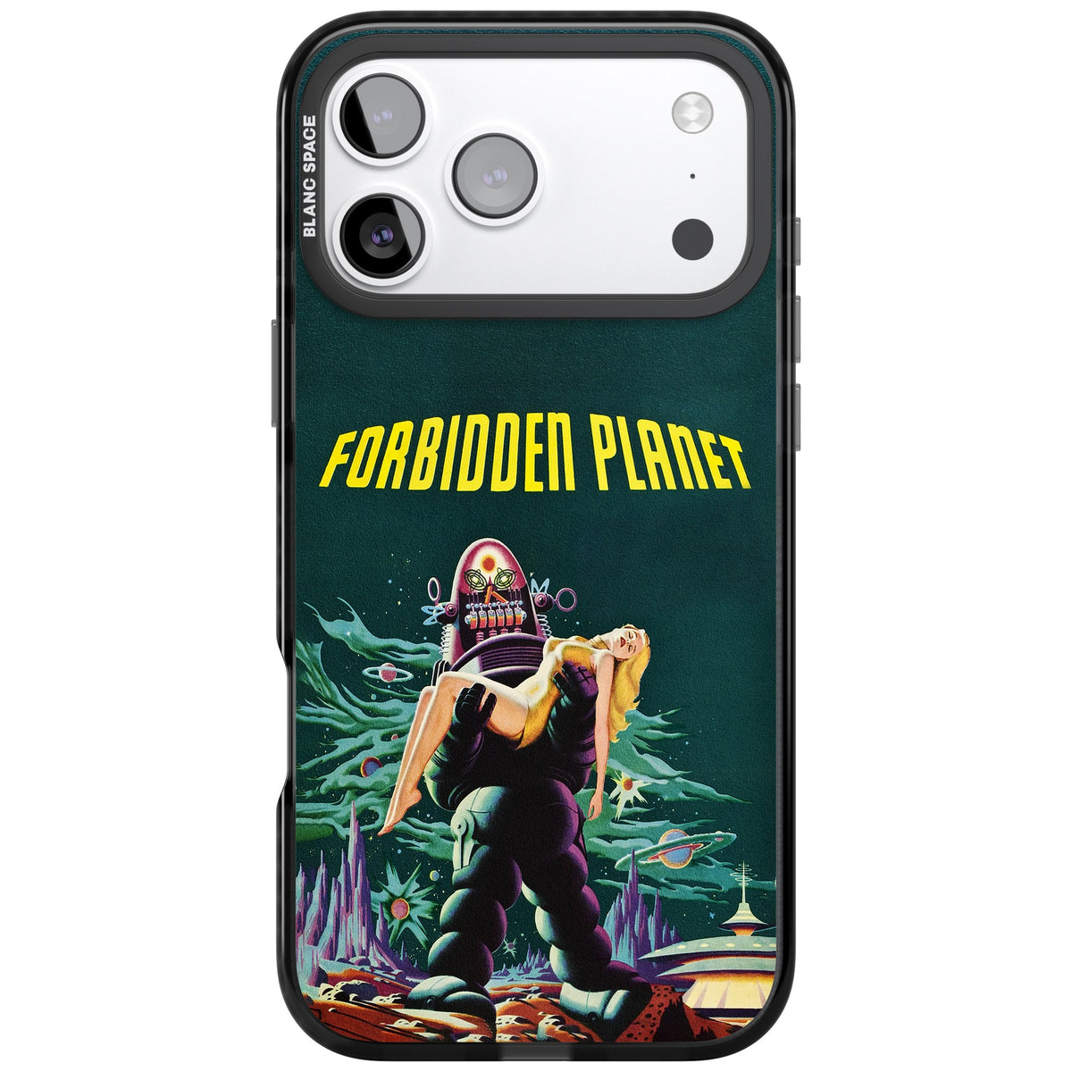 Forbidden Planet Poster iPhone 17 Pro Max Impact Black Phone Case front