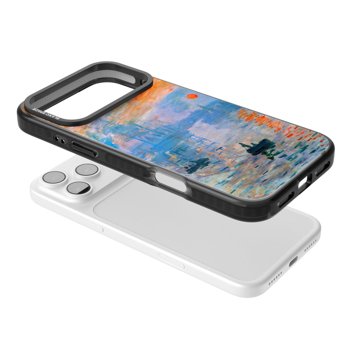 Impression, Sunrise iPhone 17 Pro Max Impact Black Phone Case angled