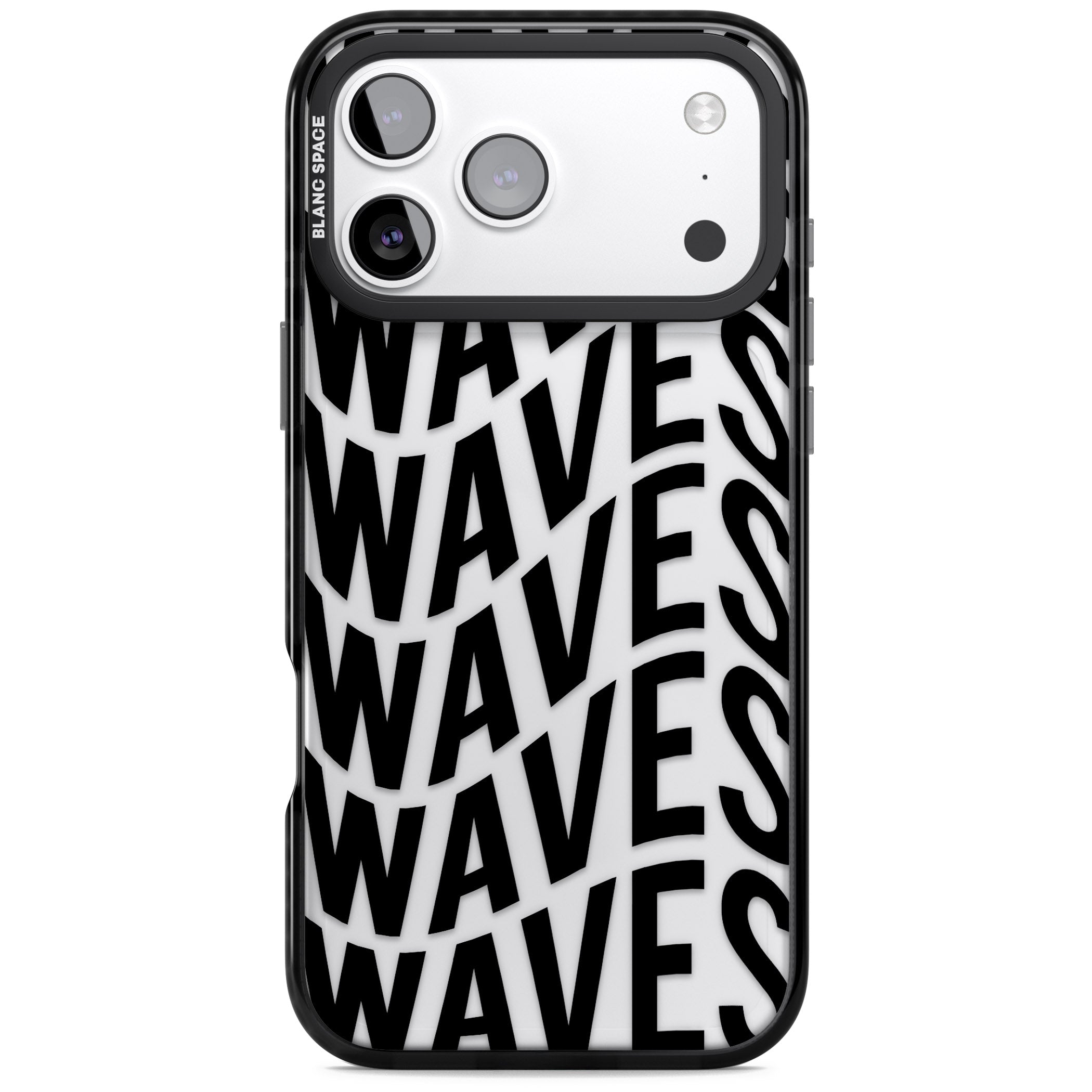 Waves iPhone 17 Pro Impact Black Phone Case
