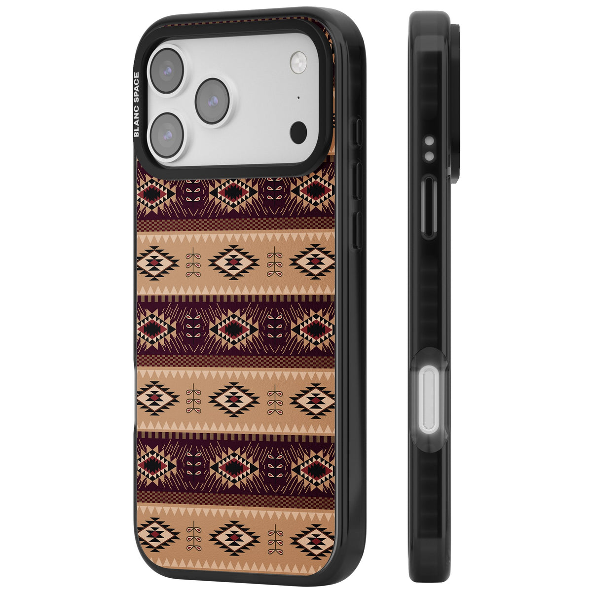 Western Poncho iPhone 17 Pro Max Impact Black Phone Case side