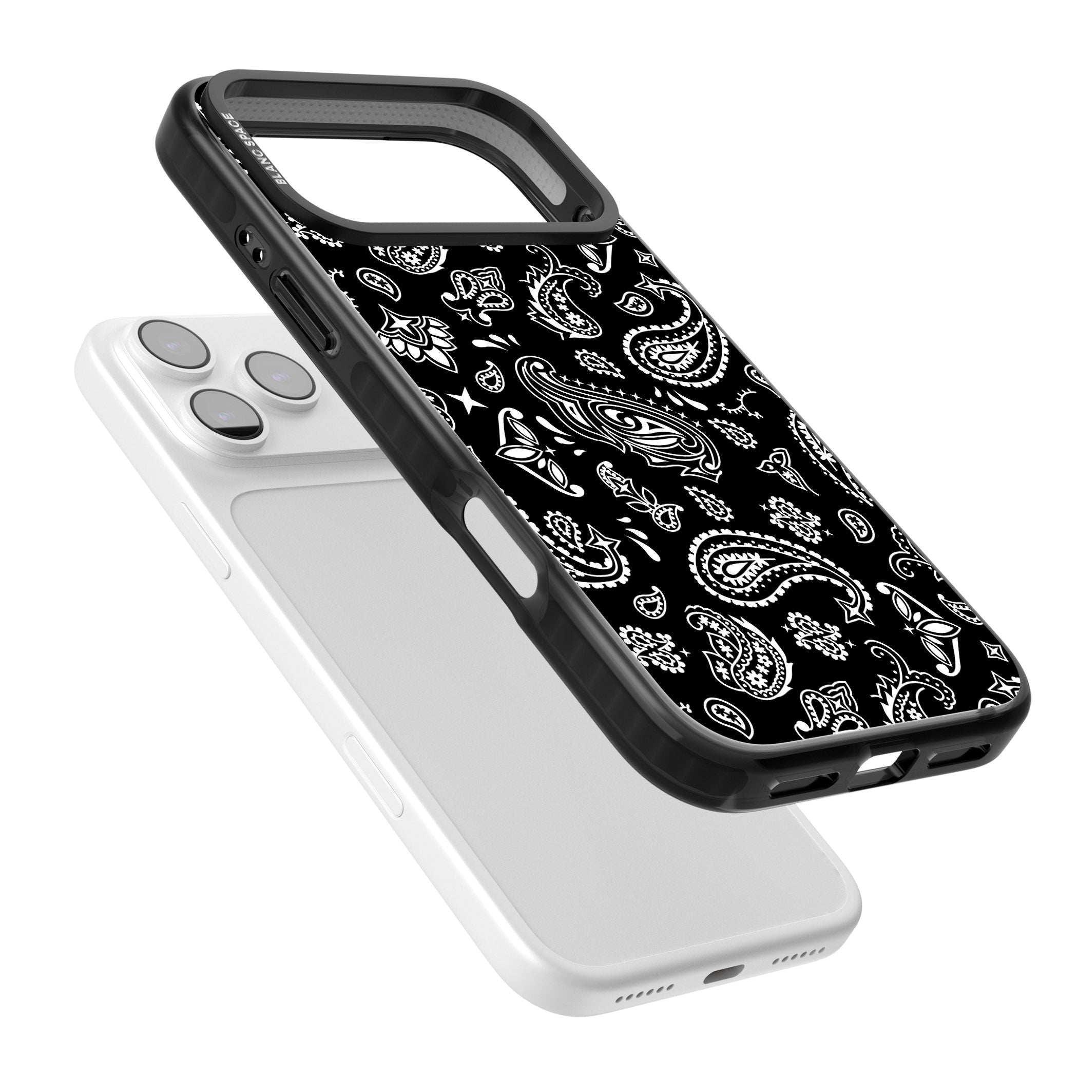 Black Bandana iPhone 17 Pro Impact Black Phone Case Colours