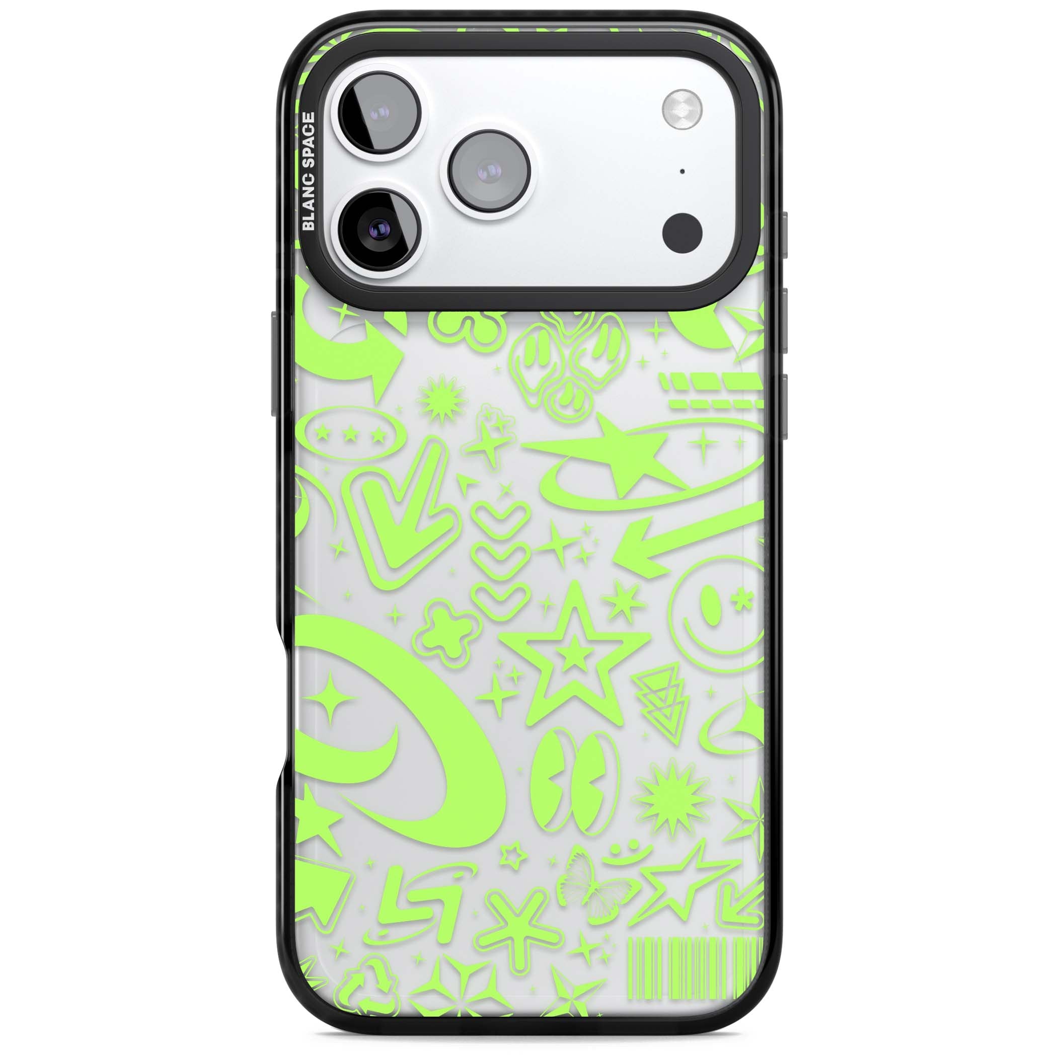 Neon Green Y2K Pattern