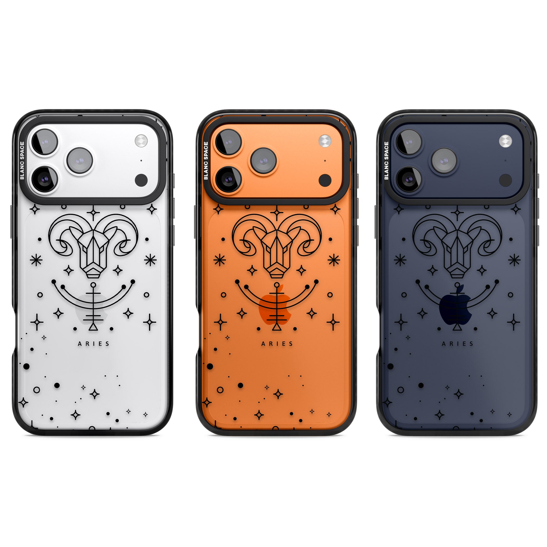 Aries Emblem iPhone 17 Pro Impact Black Phone Case APT Impact Protection