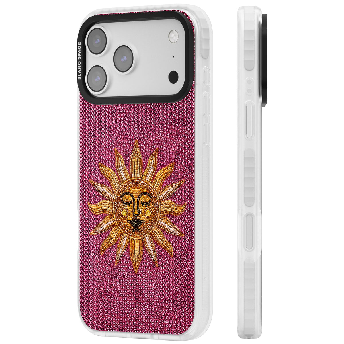 Beaded Sun iPhone 17 Pro Max Impact Clear Phone Case side