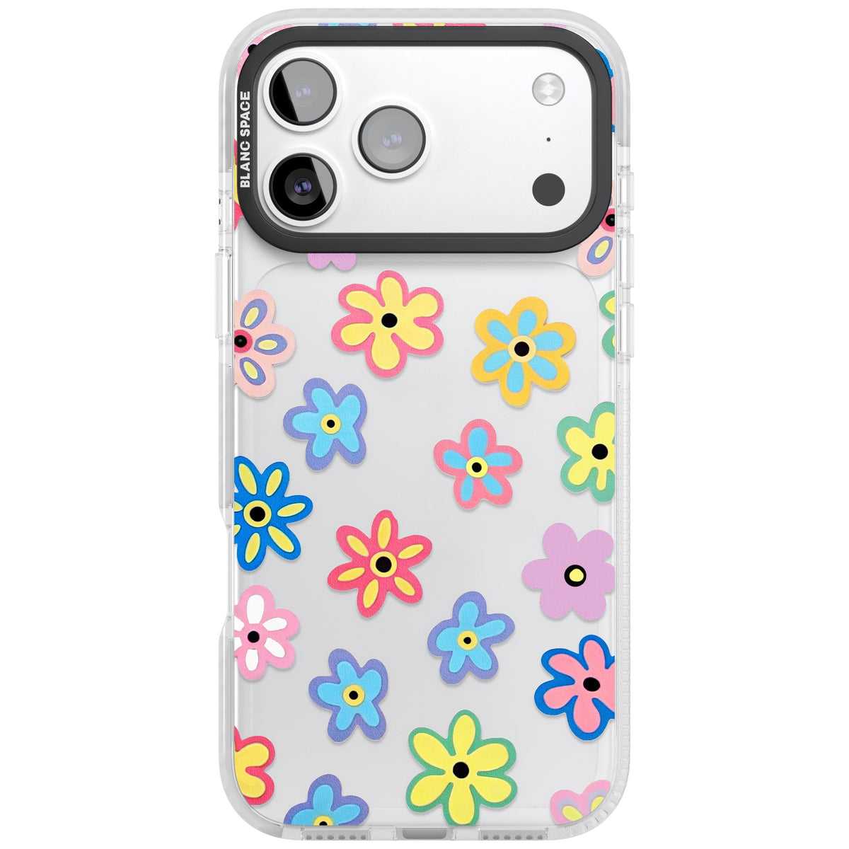 Bloom Pop iPhone 17 Pro Max Impact Clear Phone Case front