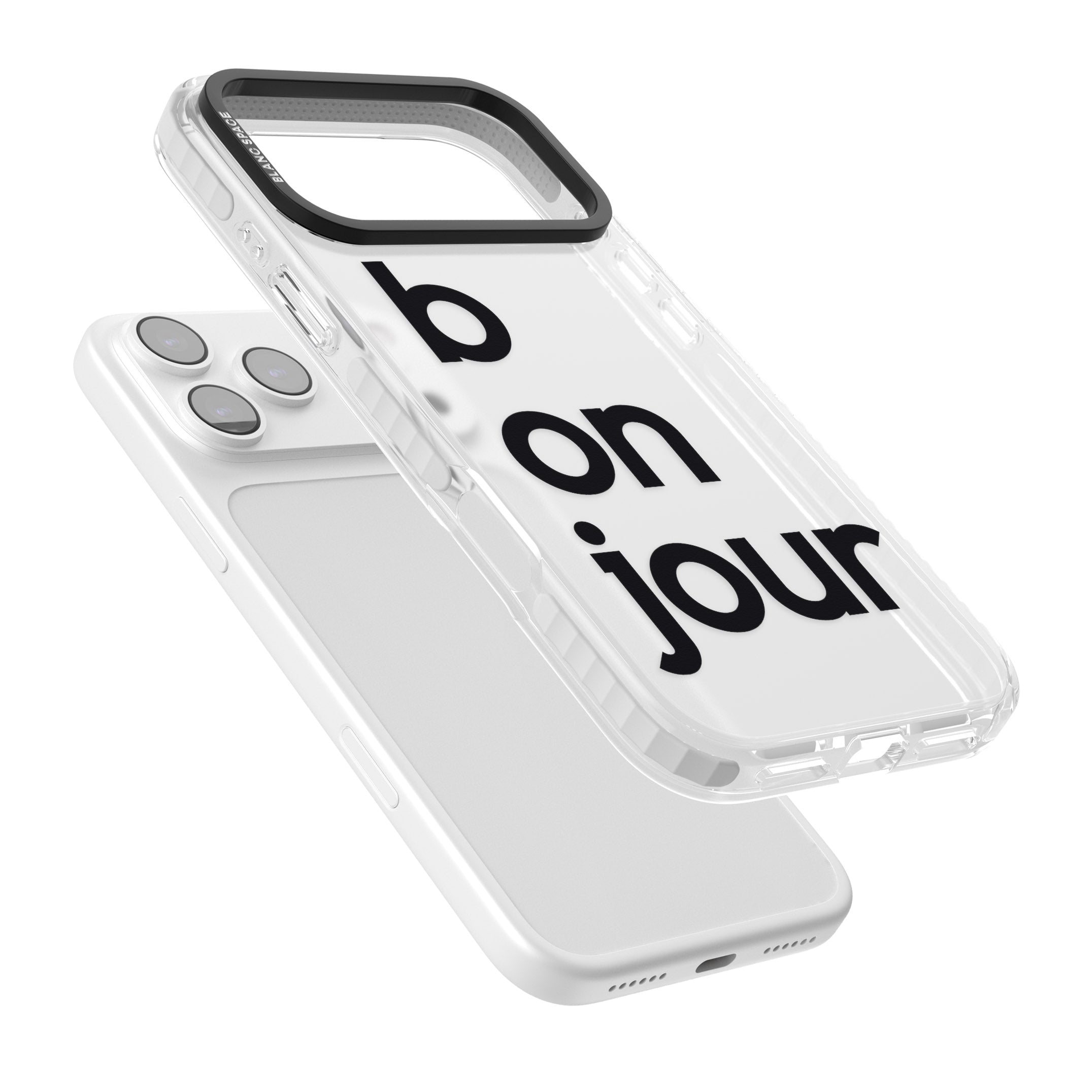Bonjour iPhone 17 Pro Impact Clear Phone Case Colours