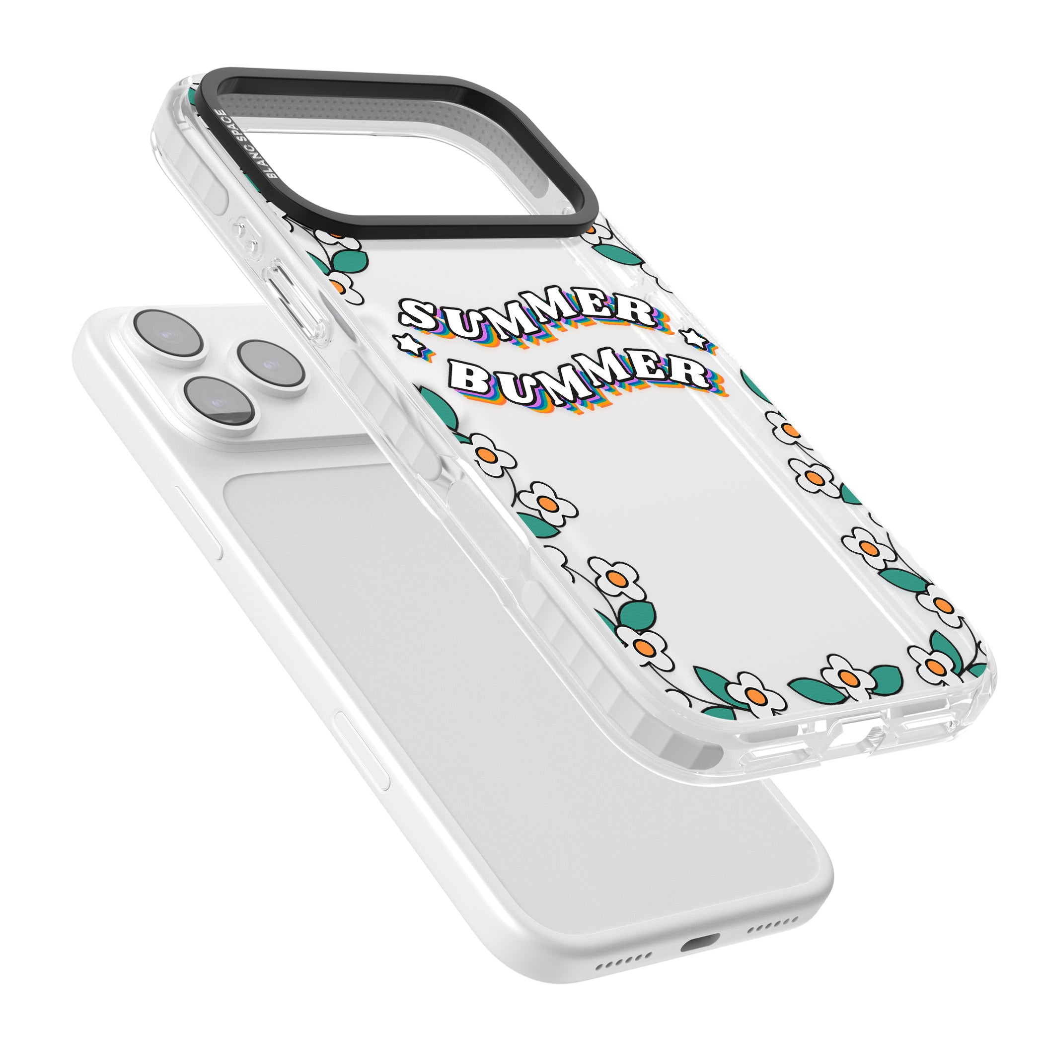Summer Bummer iPhone 17 Pro Impact Clear Phone Case Colours
