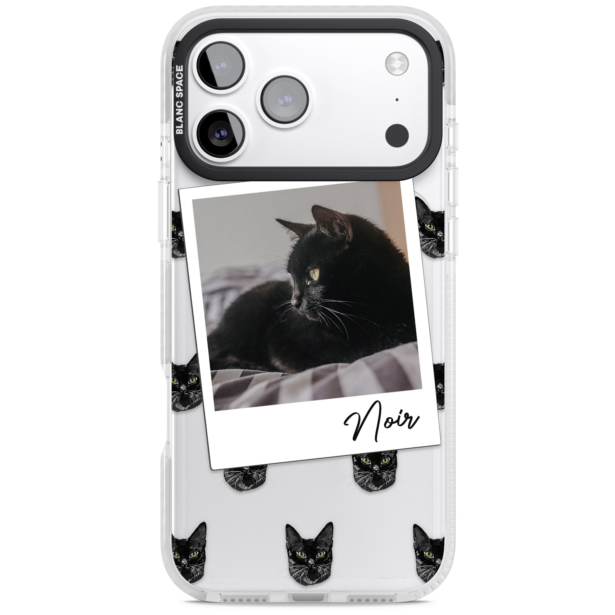 Personalised Bombay Cat Photo iPhone 17 Pro Impact Clear Phone Case