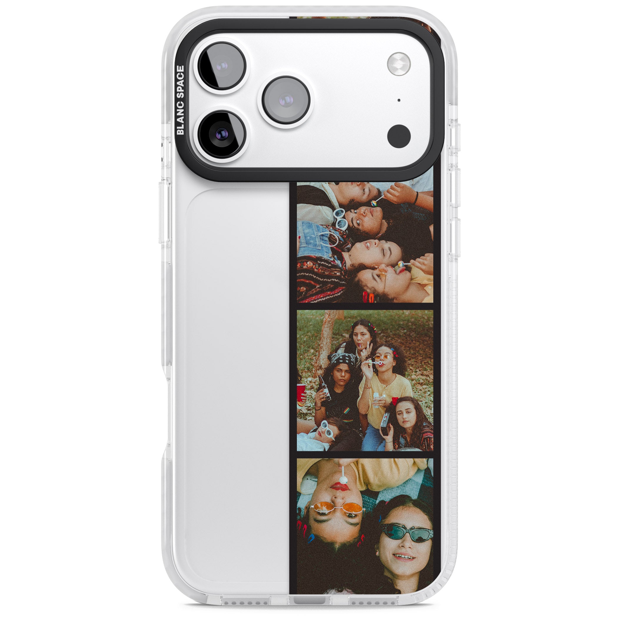 Personalised Photo Strip iPhone 17 Pro Impact Clear Phone Case