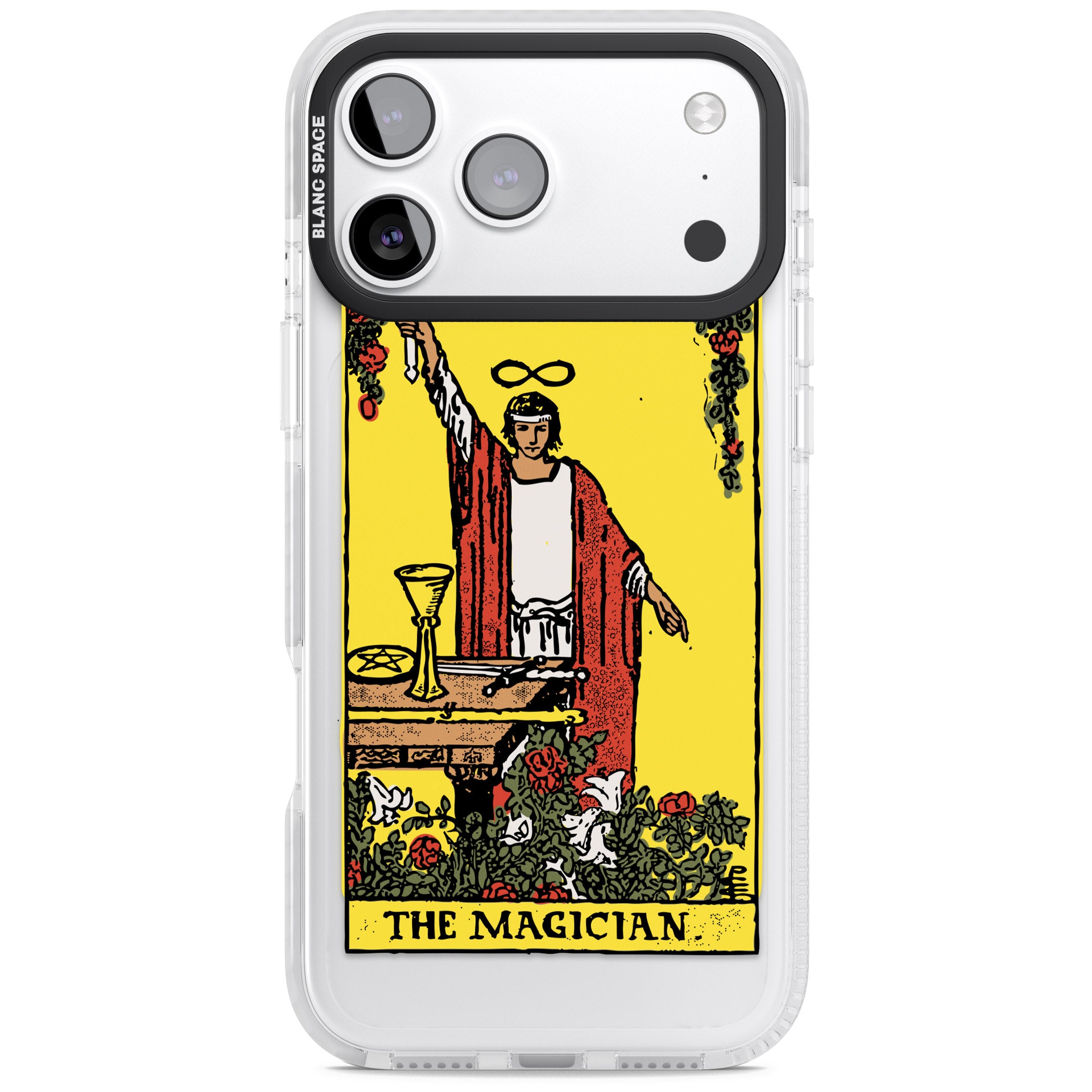 Personalised The Magician Tarot Card (Color) iPhone 17 Pro Impact Clear Phone Case