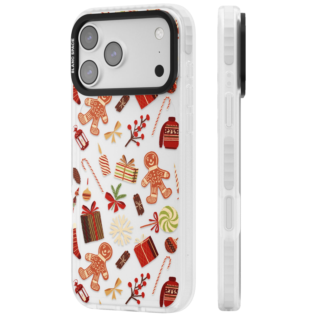 Christmas Assortments iPhone 17 Pro Max Impact Clear Phone Case side