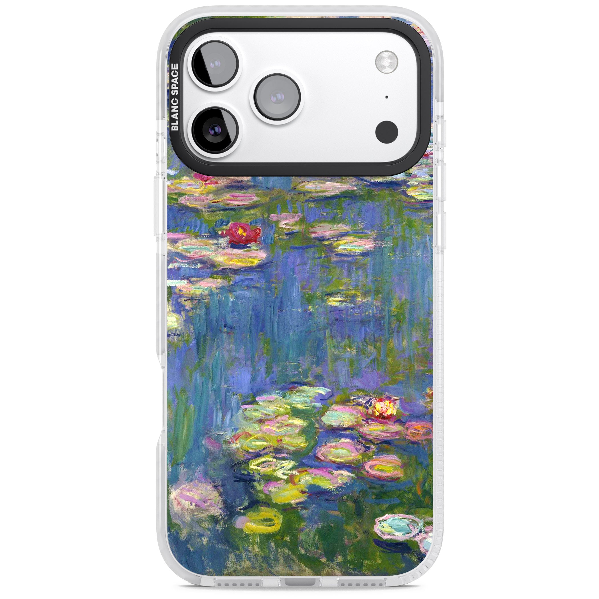 Water Lilies II iPhone 17 Pro Impact Clear Phone Case