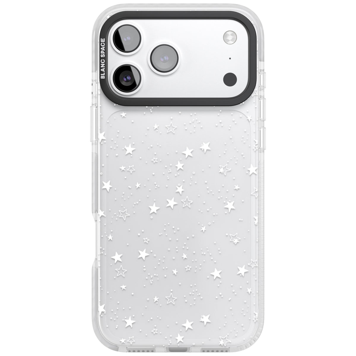 Midnight Starfield iPhone 17 Pro Max Impact Clear Phone Case front