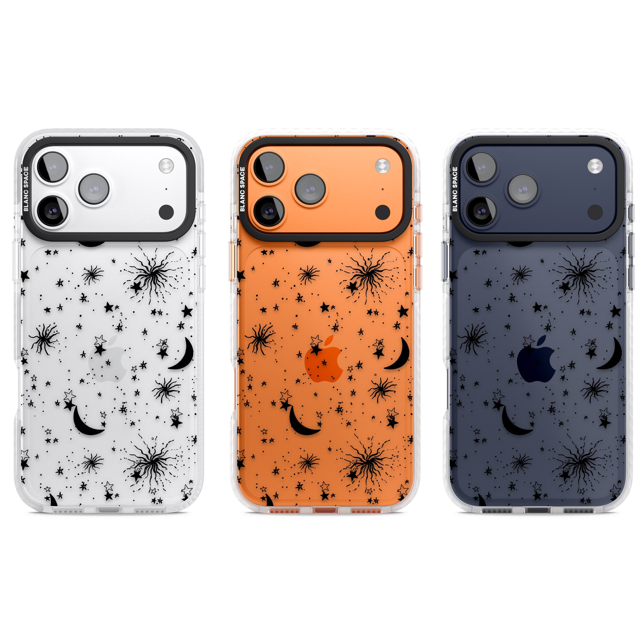 Celestial Night iPhone 17 Pro Impact Clear Phone Case APT Impact Protection