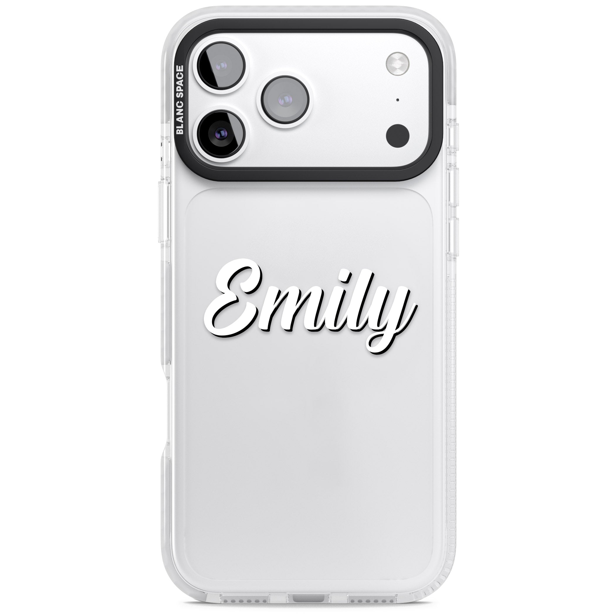Personalised Cute Name iPhone 17 Pro Impact Clear Phone Case