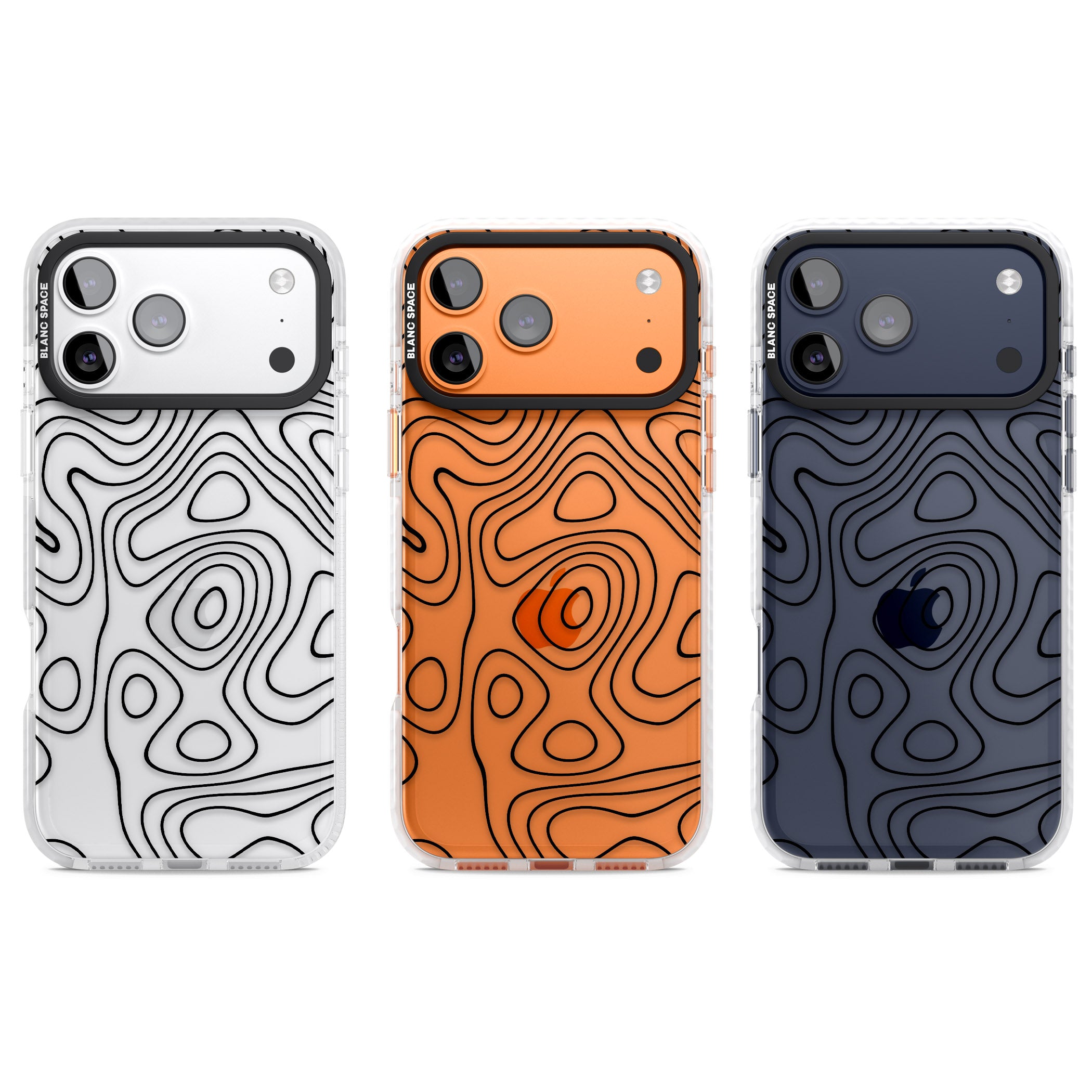 Damascus Steel iPhone 17 Pro Impact Clear Phone Case APT Impact Protection