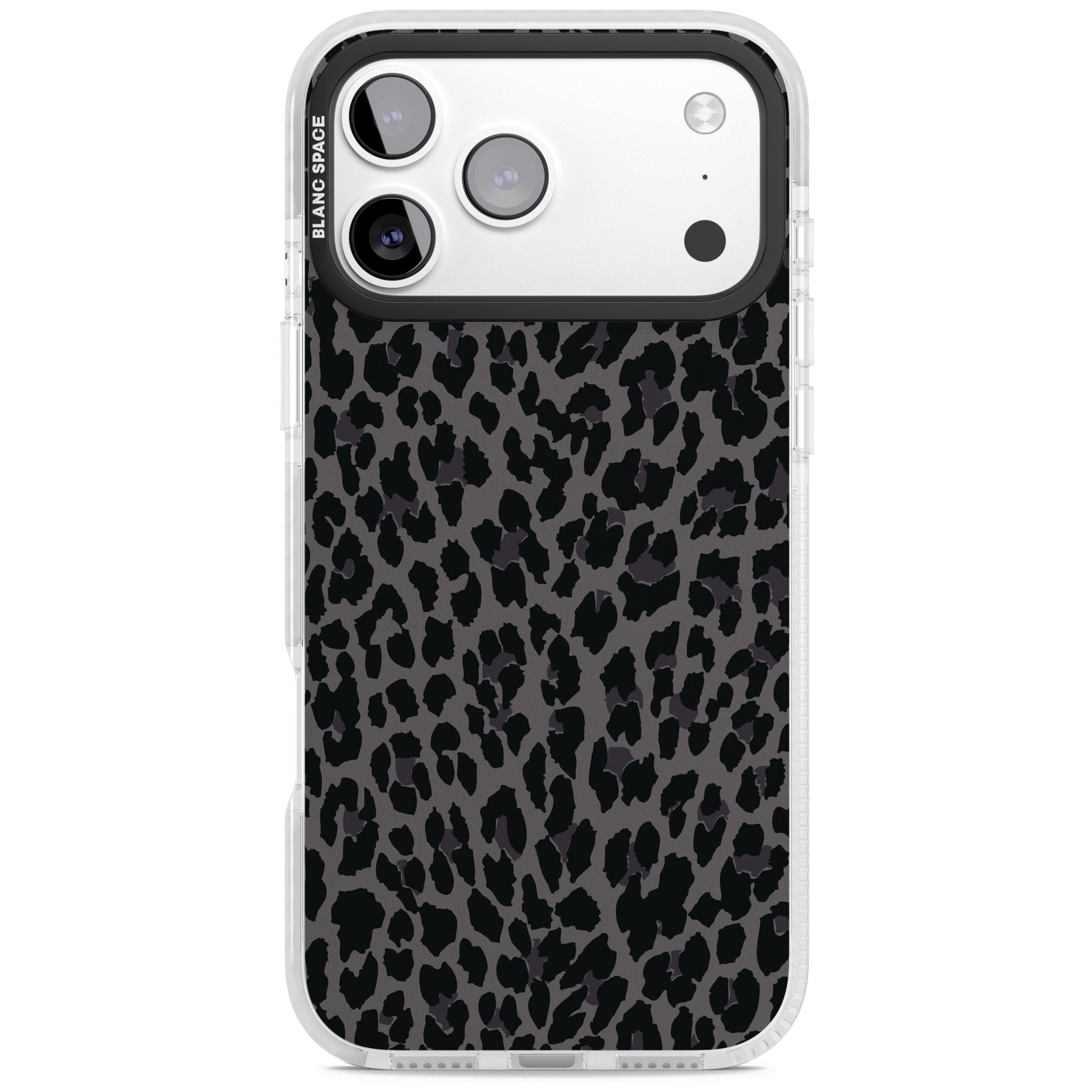 Dark Animal Print iPhone 17 Pro Impact Clear Phone Case
