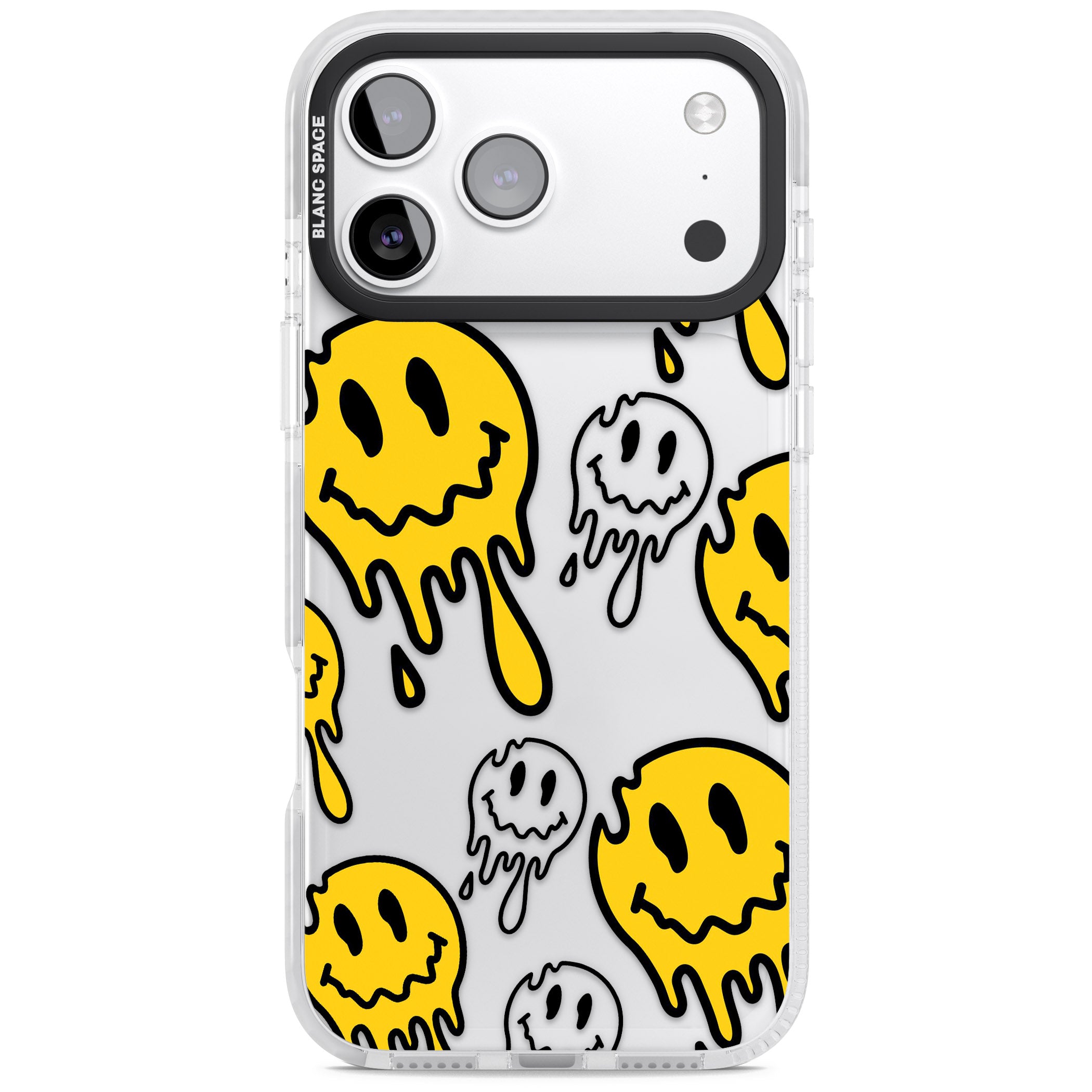 Face Melt iPhone 17 Pro Impact Clear Phone Case