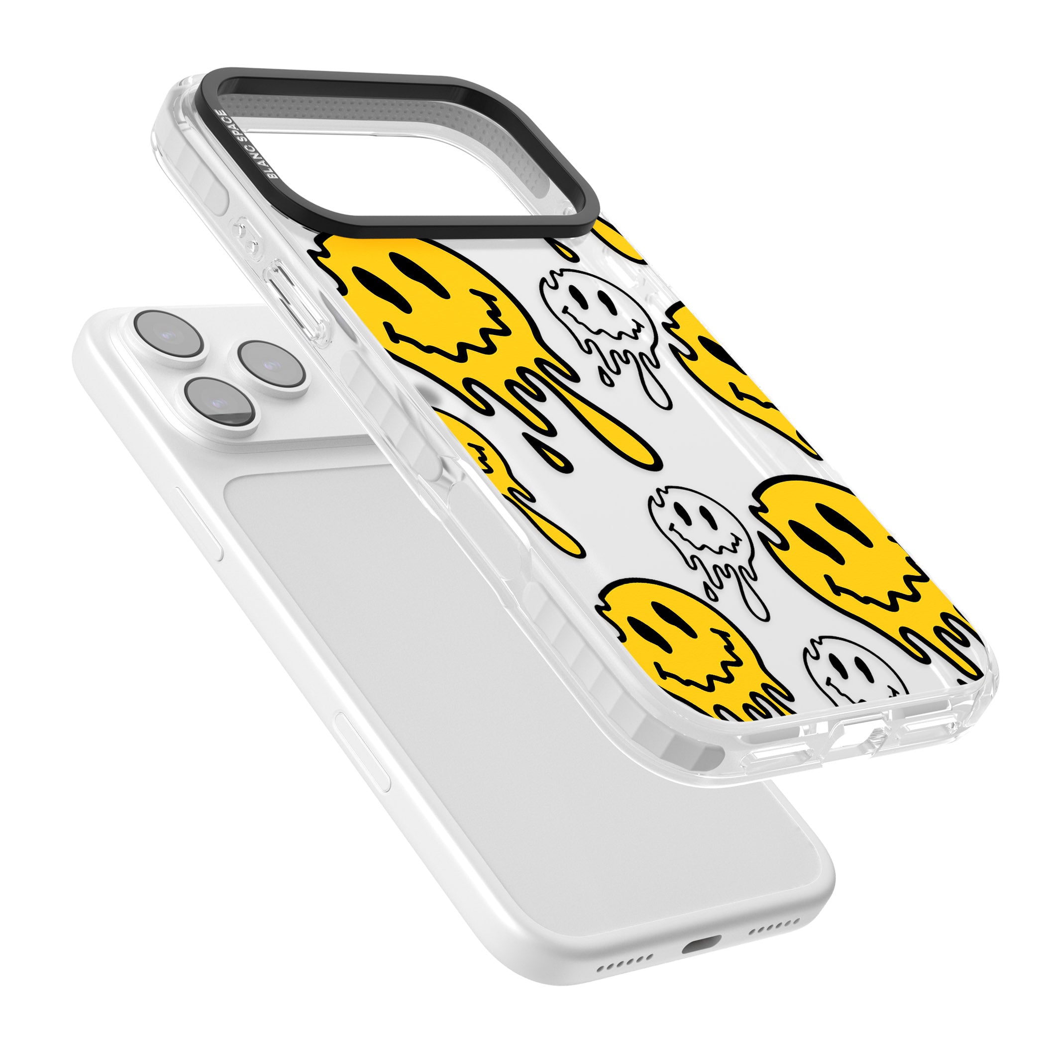 Face Melt iPhone 17 Pro Impact Clear Phone Case Colours