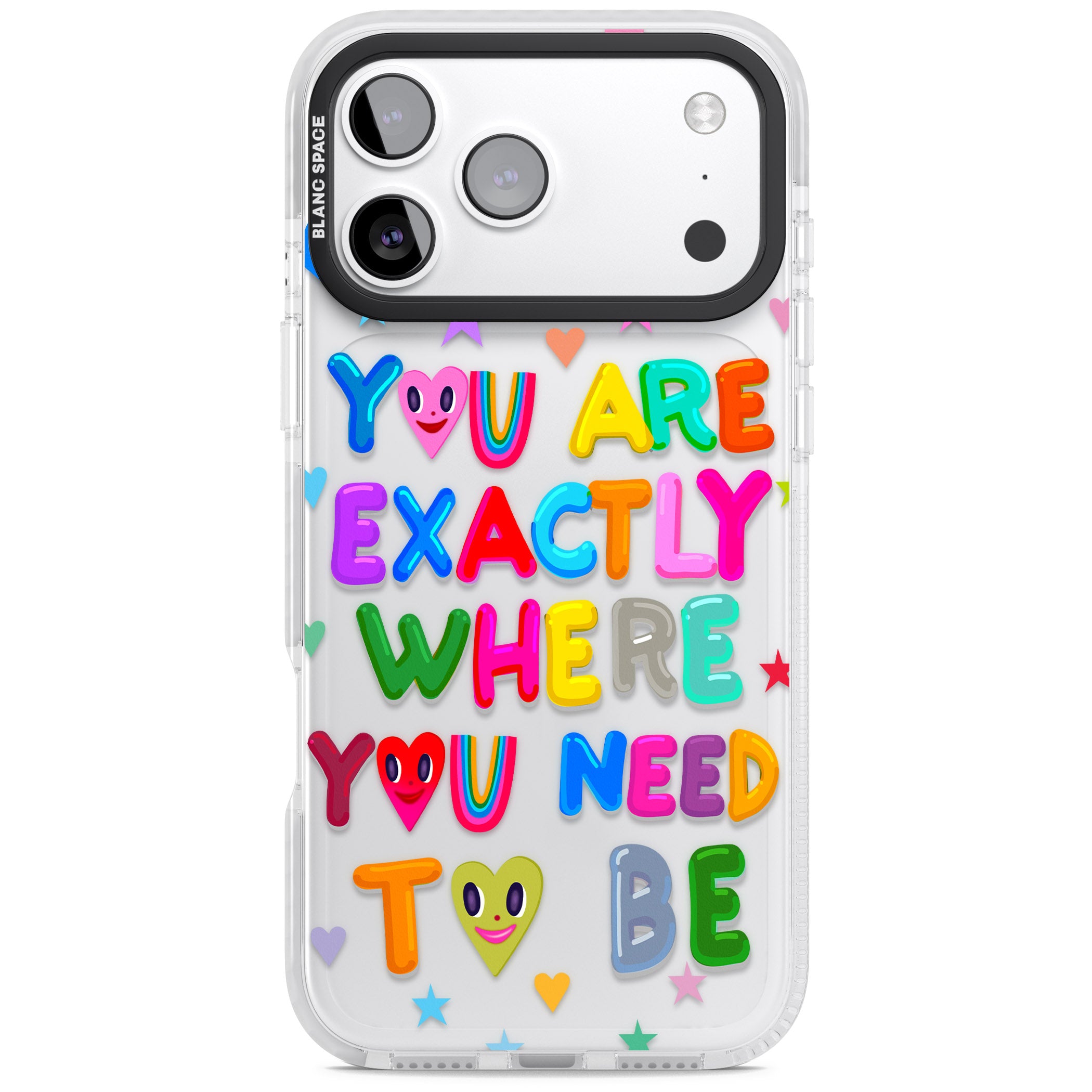 Exactly Where You Need To Be iPhone 17 Pro Impact Clear Phone Case