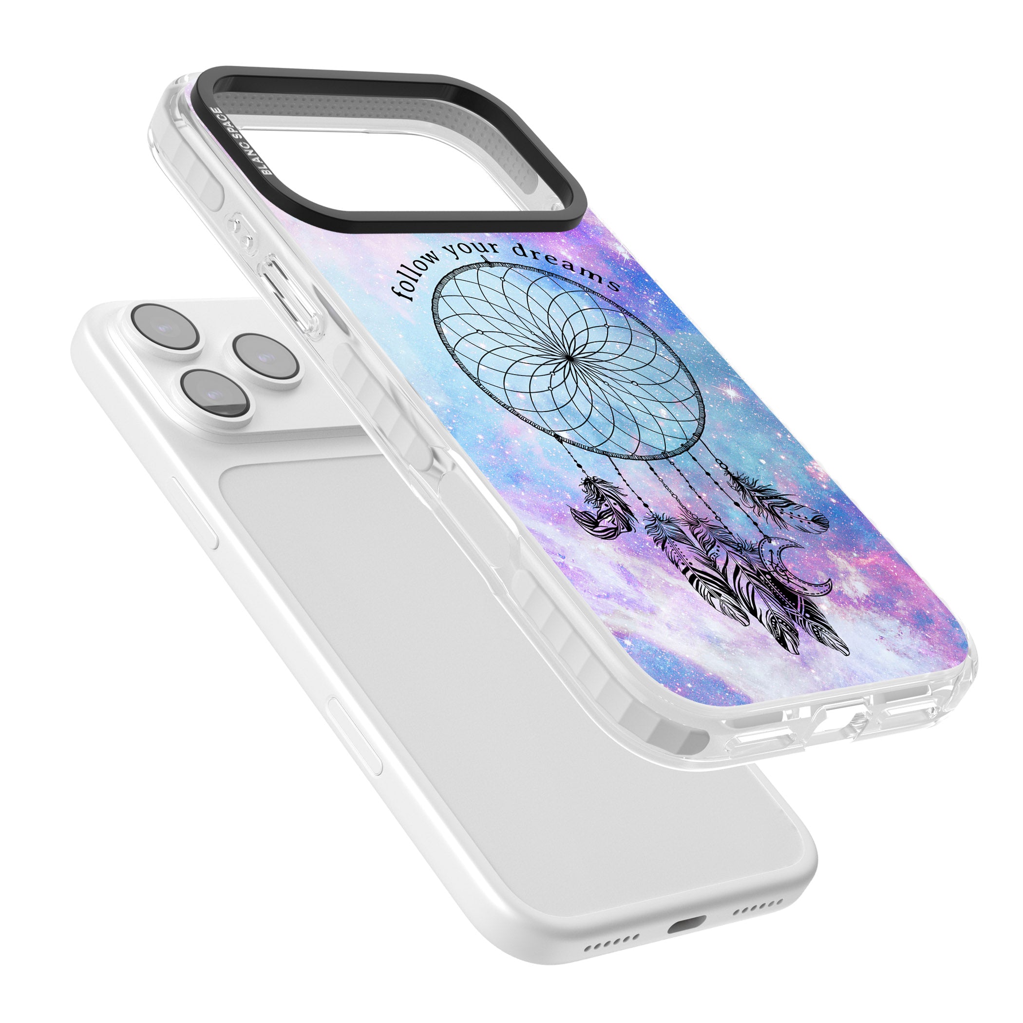 Galaxy Dreamcatcher iPhone 17 Pro Impact Clear Phone Case Colours