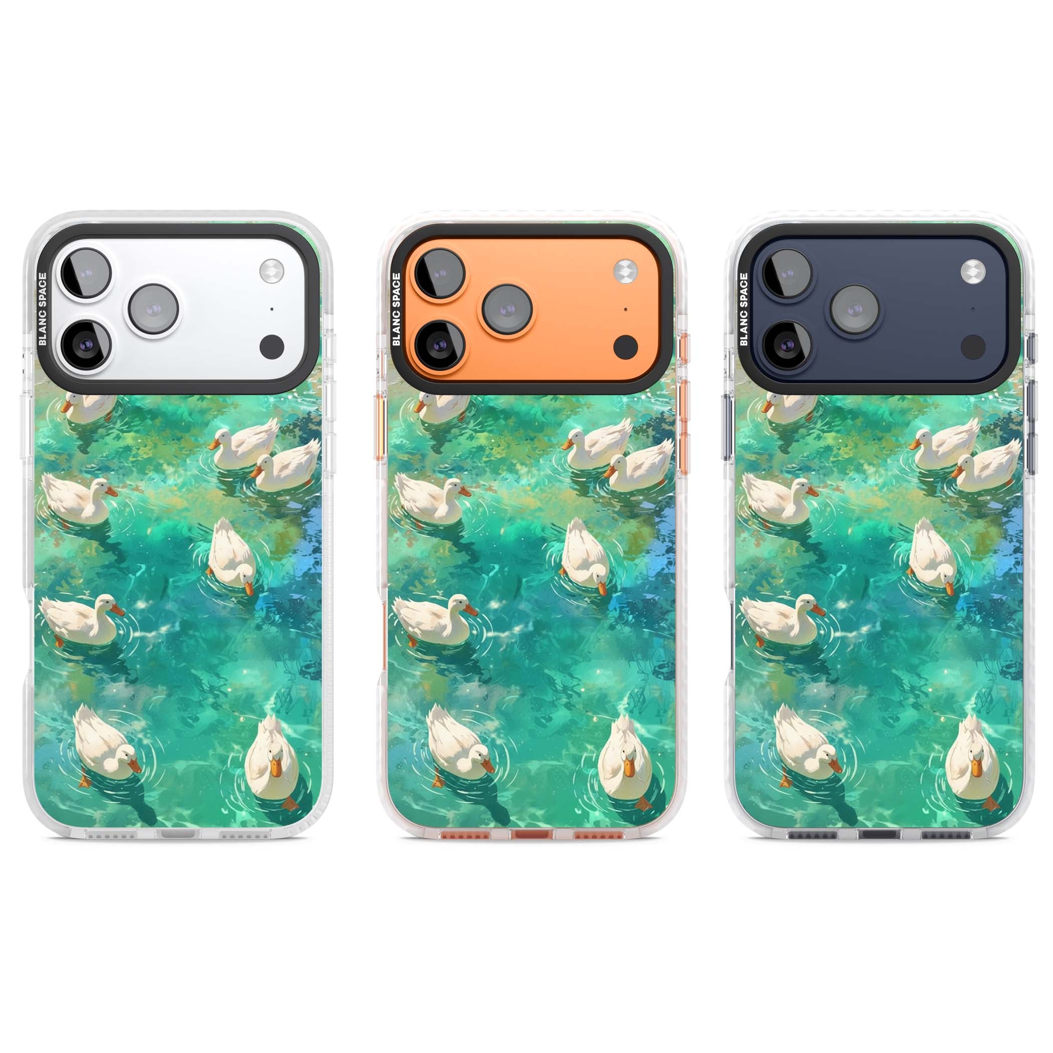 Ducks In The Pond for her iPhone case | Black Impact case for iPhone 17 Pro, iPhone 17 Pro Max