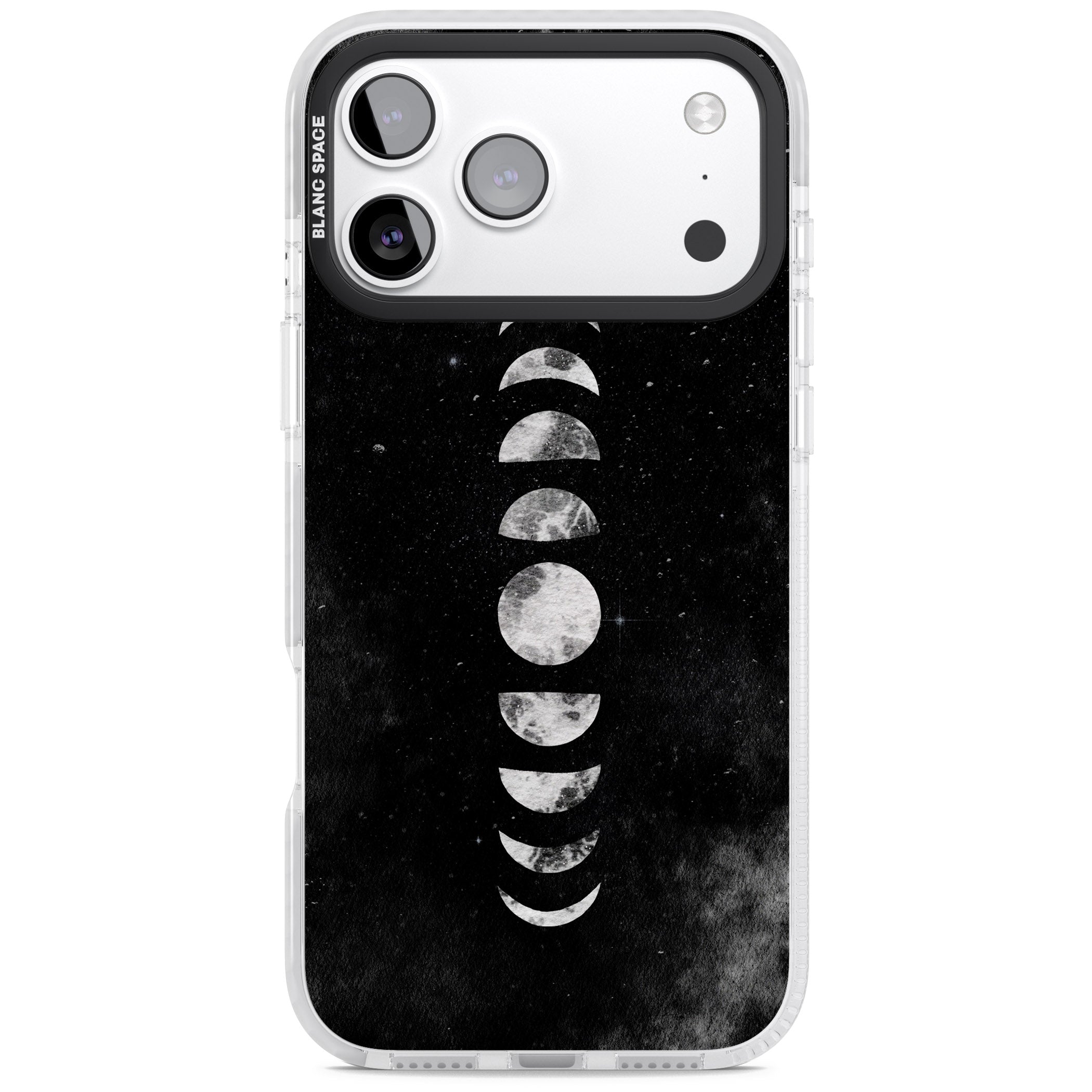 Lunar Phases iPhone 17 Pro Impact Clear Phone Case