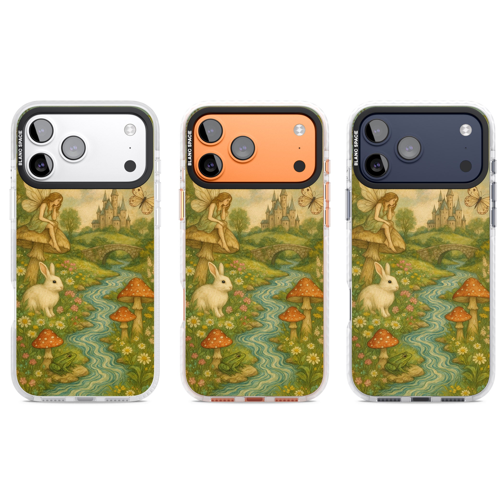 Castle Fairy iPhone 17 Pro Impact Clear Phone Case APT Impact Protection