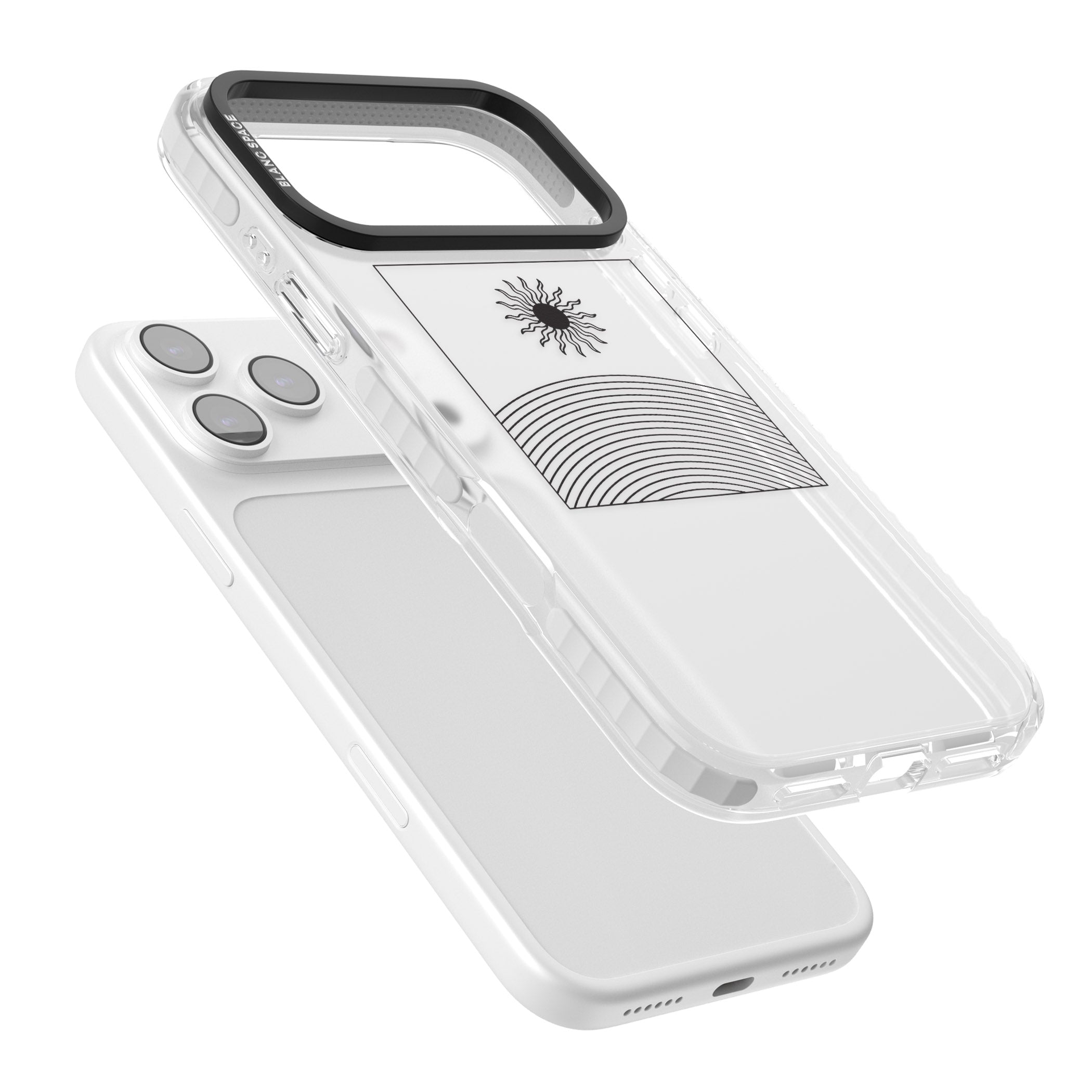 Cosmic Radiance iPhone 17 Pro Impact Clear Phone Case Colours