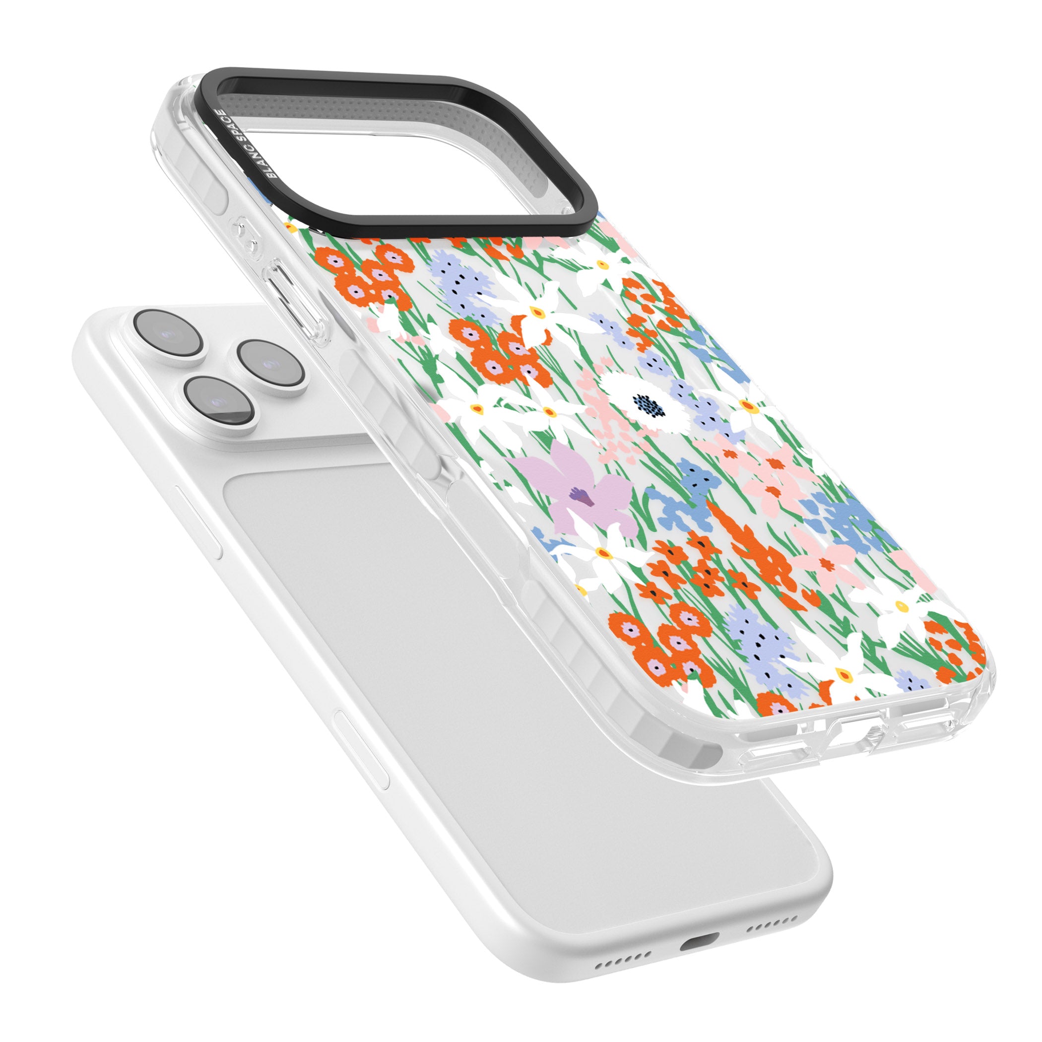 Floral Bouquet: Vibrant Blooms iPhone 17 Pro Impact Clear Phone Case Colours