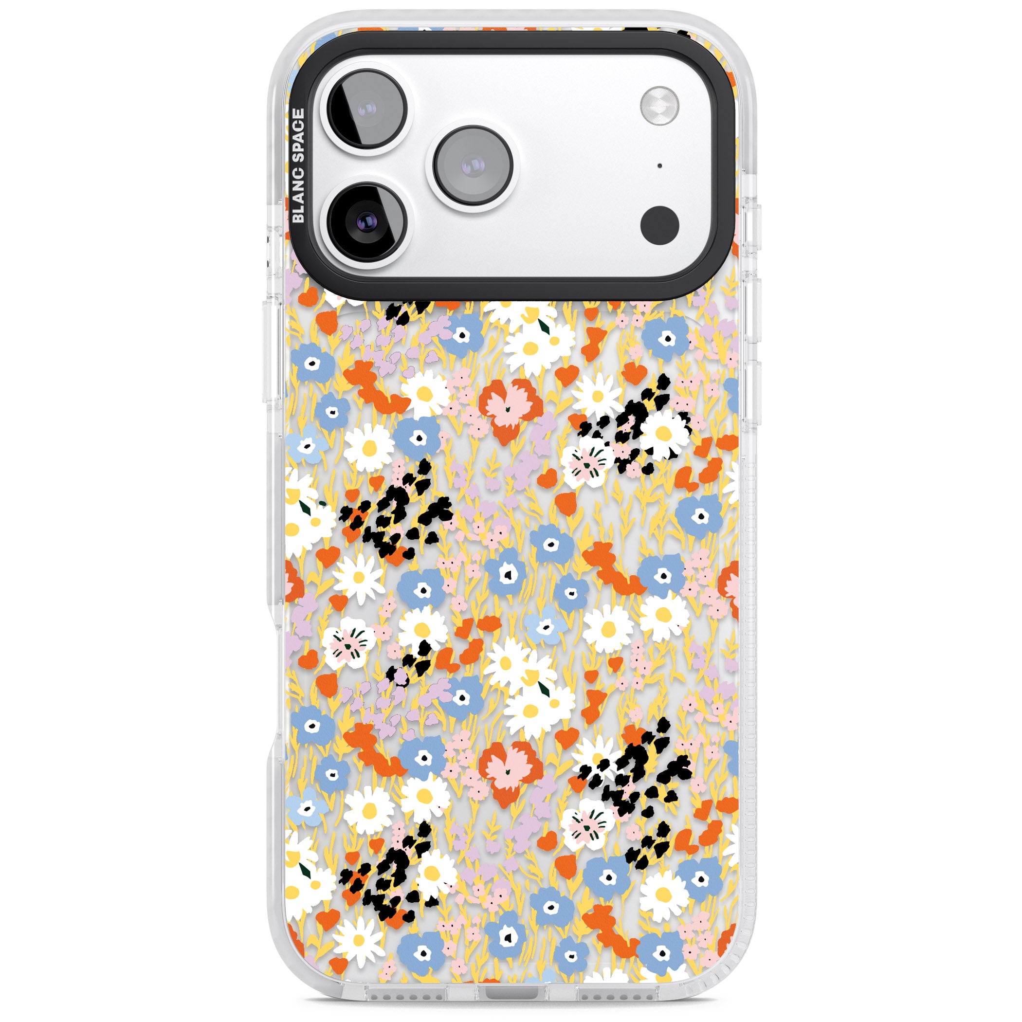 Floral Delight: Vibrant Blooms iPhone 17 Pro Impact Clear Phone Case