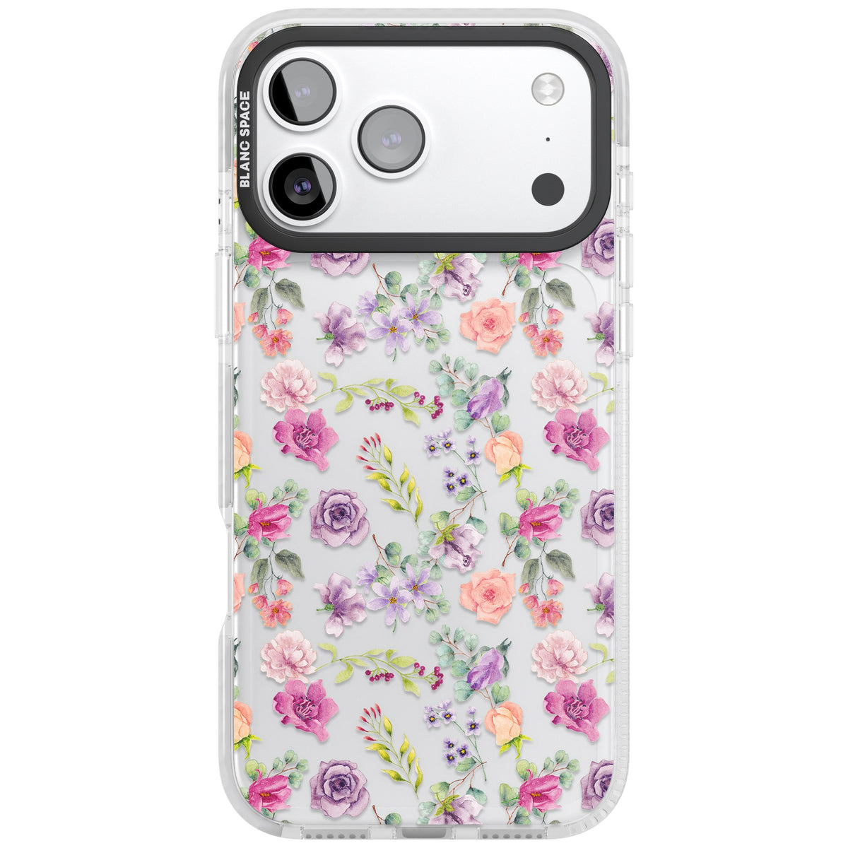 Sunday Flowers iPhone 17 Pro Max Impact Clear Phone Case front