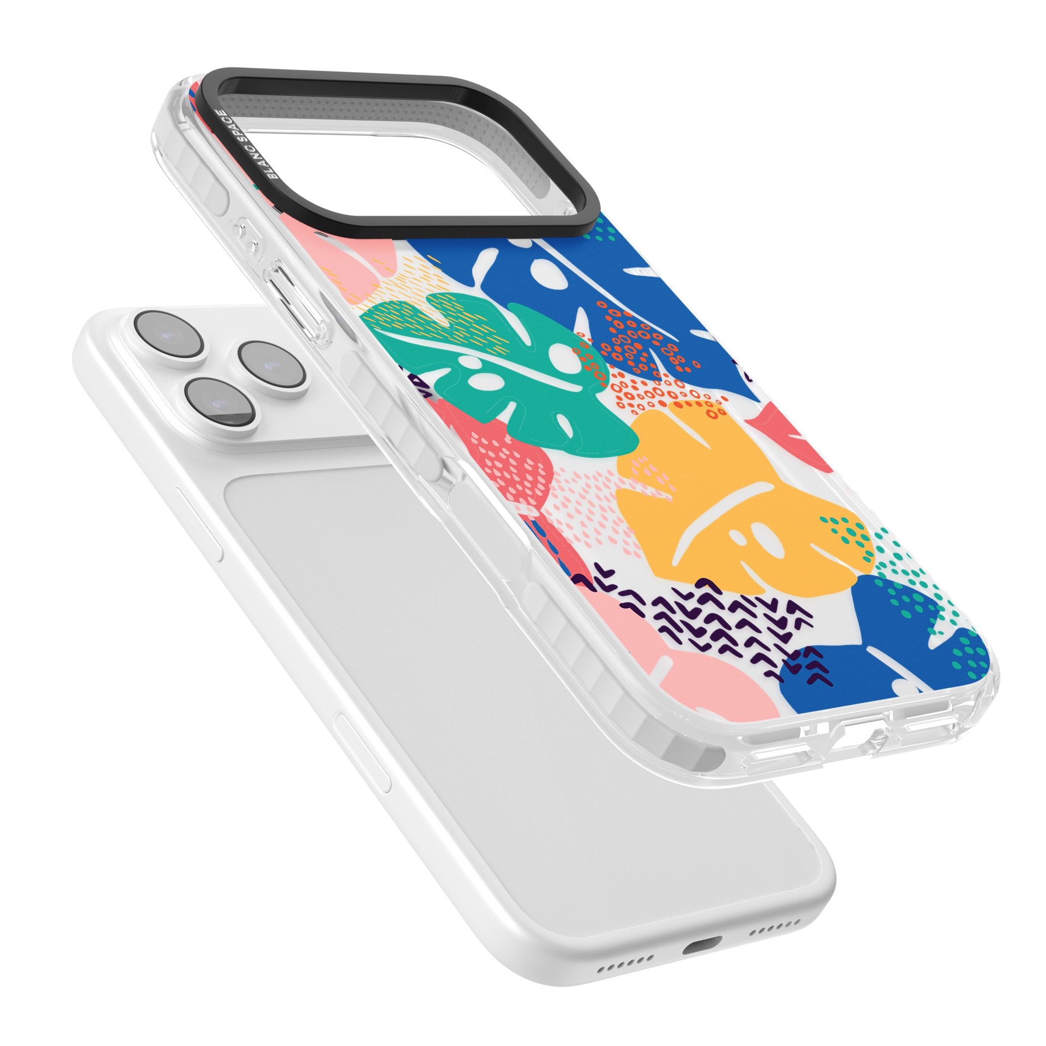 Vibrant Leaves iPhone 17 Pro Impact Clear Phone Case Colours