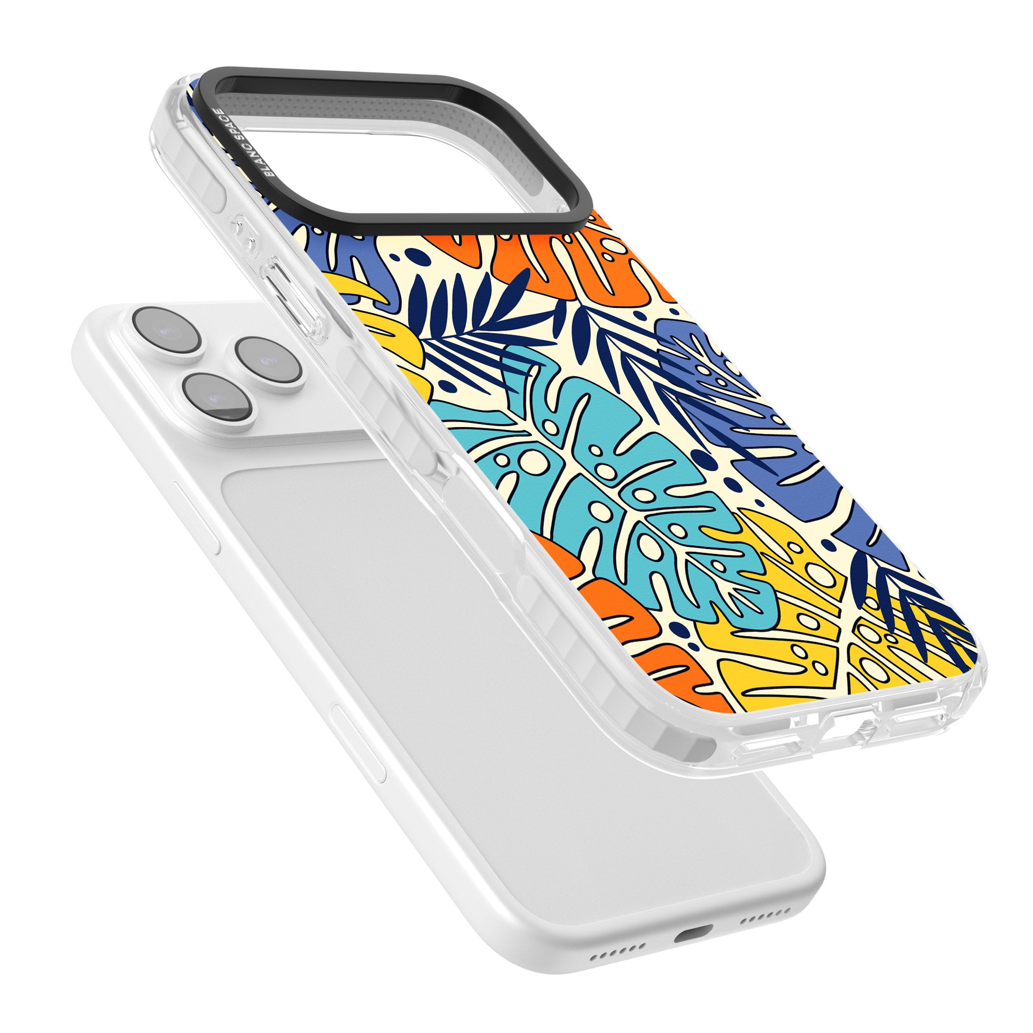 Beach Leaves iPhone 17 Pro Impact Clear Phone Case Colours