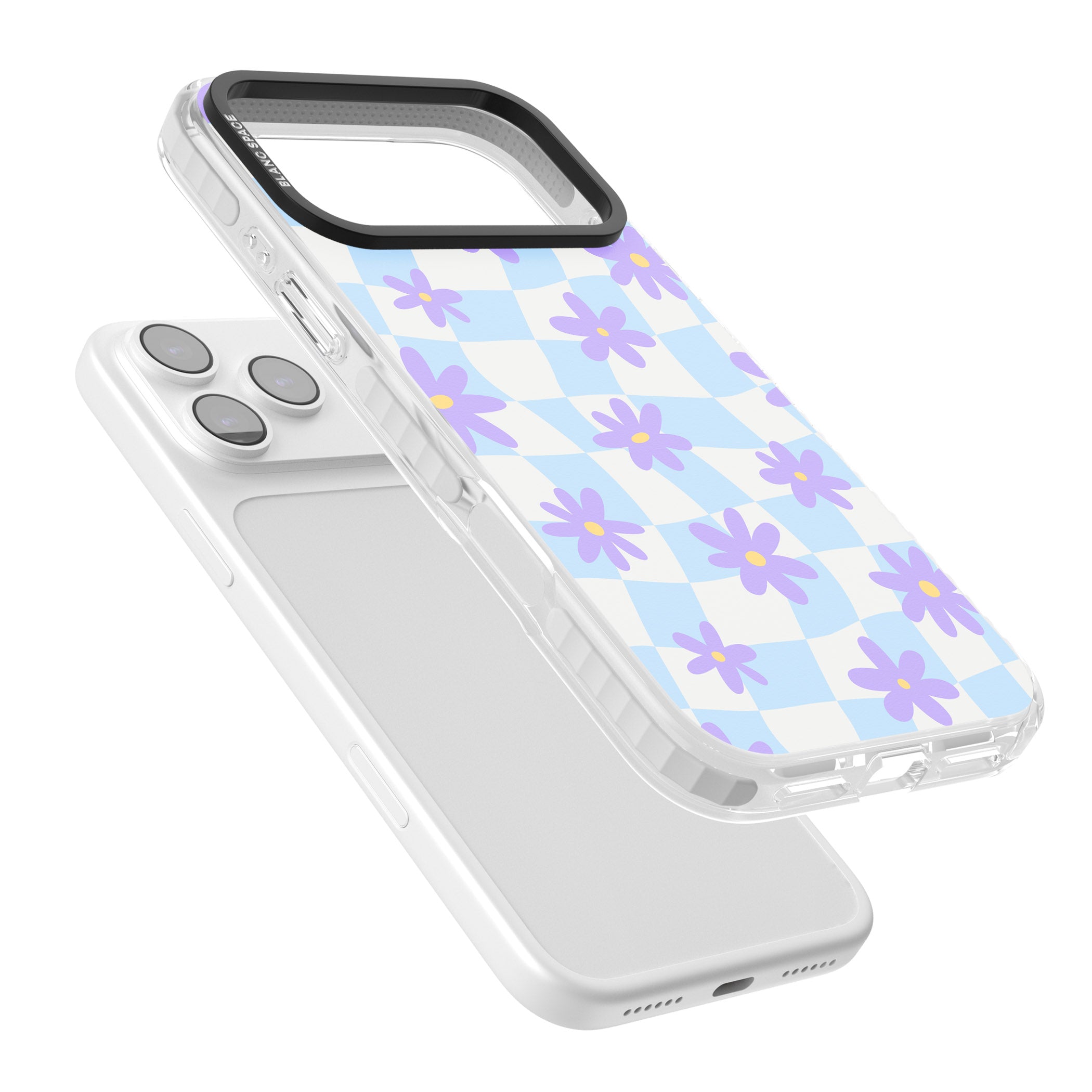 Serene Skies & Flowers iPhone 17 Pro Impact Clear Phone Case Colours