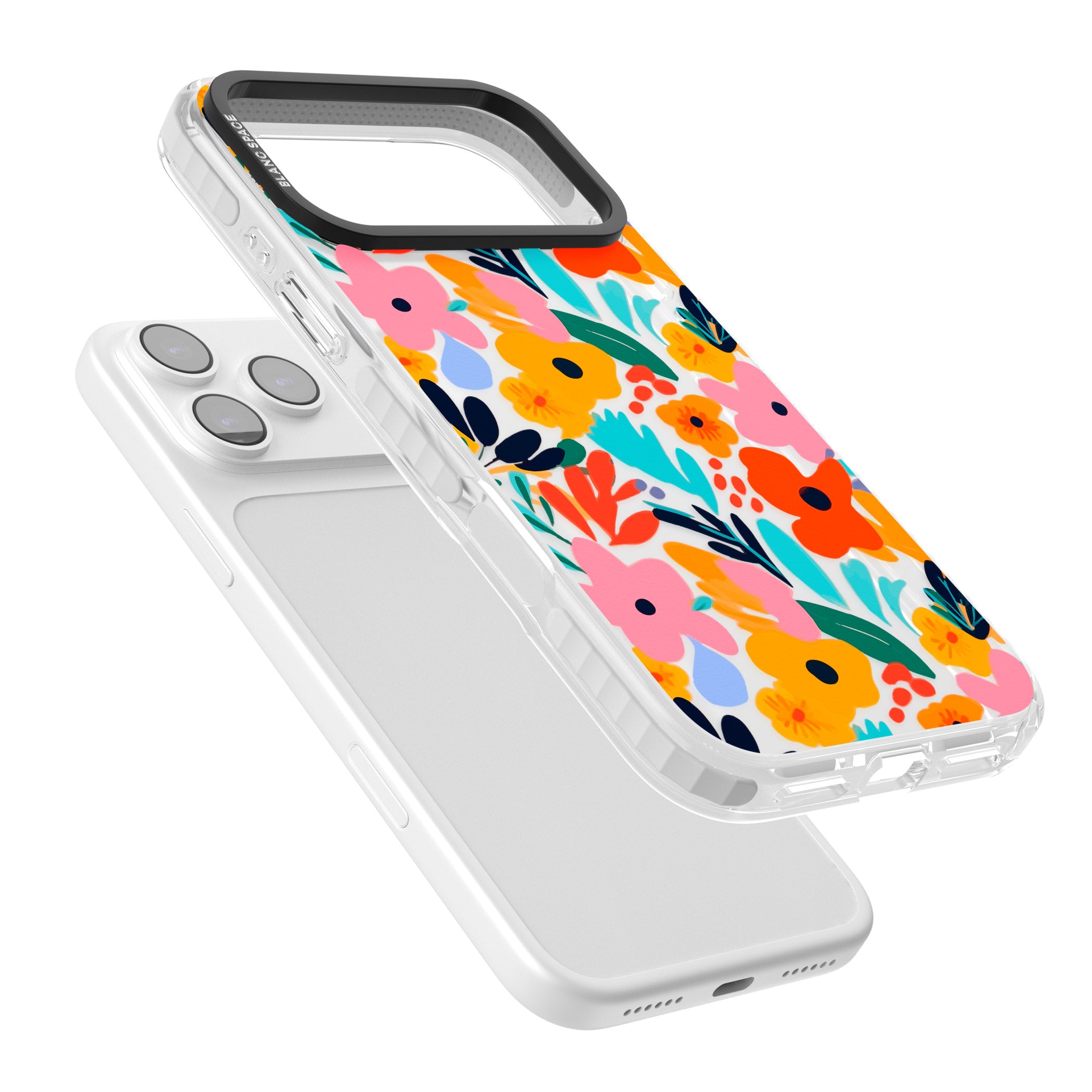 Floral Fiesta iPhone 17 Pro Impact Clear Phone Case Colours