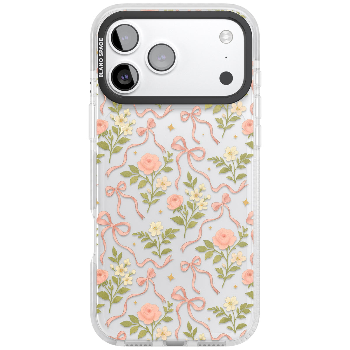 Ribbon Garden iPhone 17 Pro Max Impact Clear Phone Case front