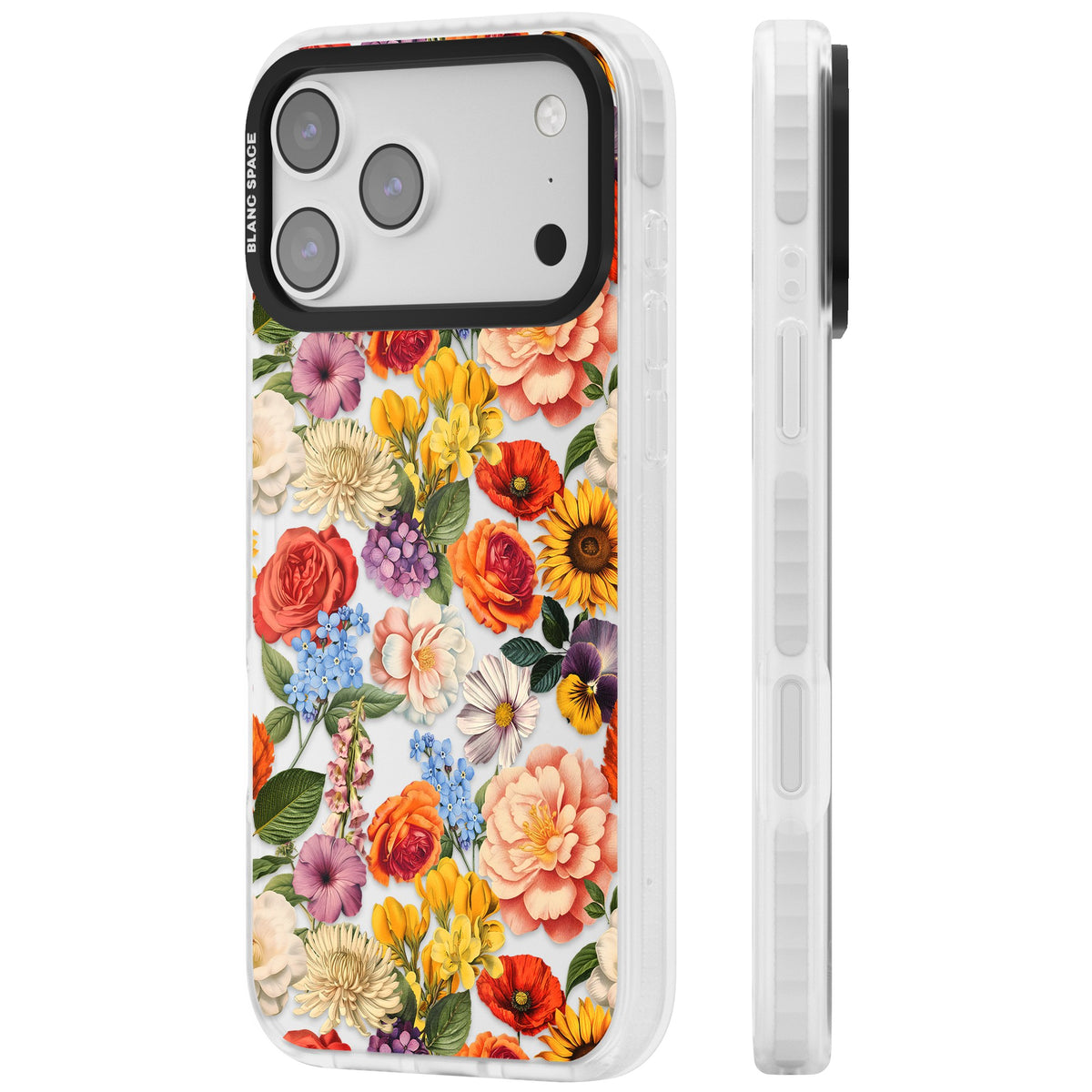 Bloom Basket iPhone 17 Pro Max Impact Clear Phone Case side