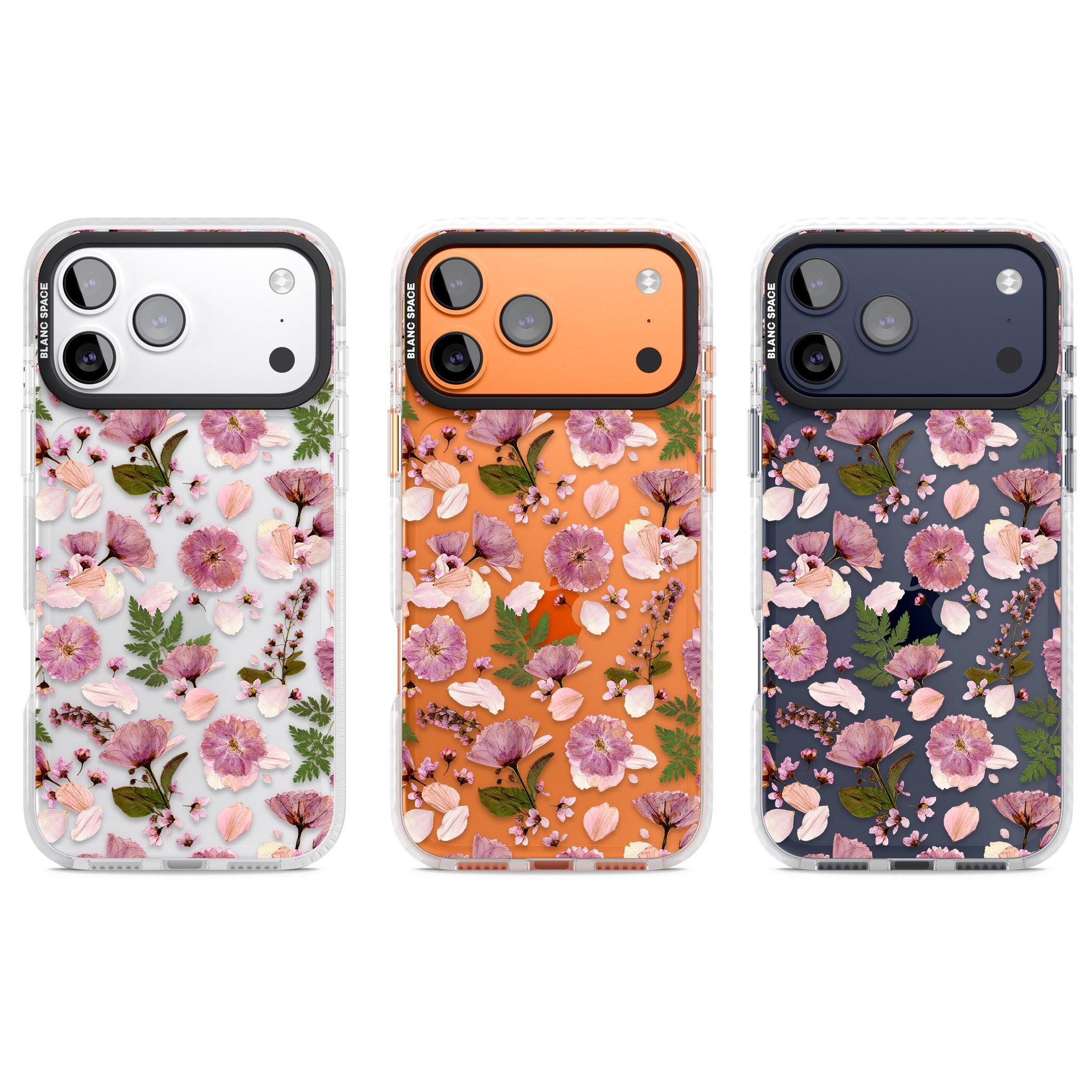 Floral Fantasy Menagerie iPhone 17 Pro Impact Clear Phone Case APT Impact Protection