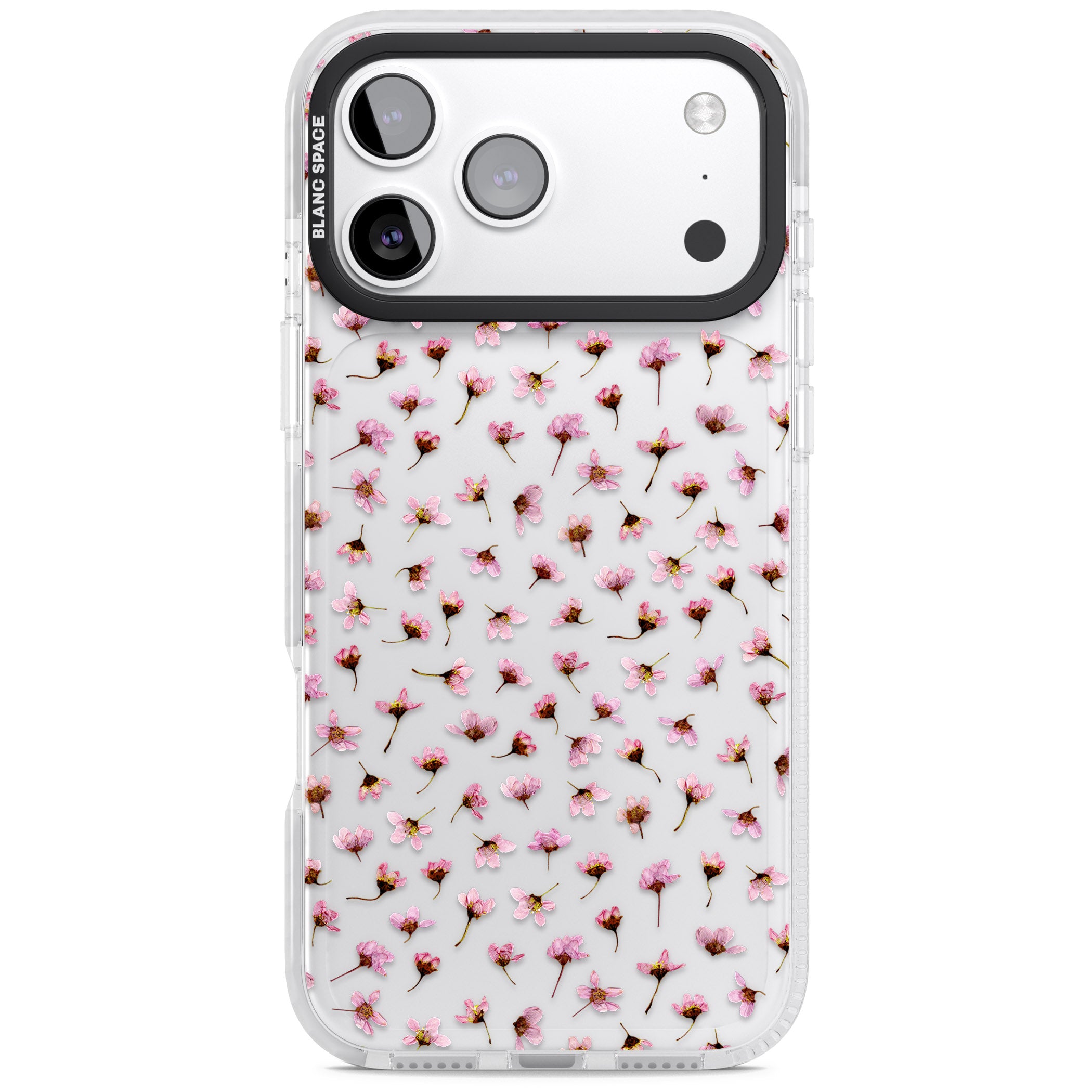 Pink Blossom iPhone 17 Pro Impact Clear Phone Case