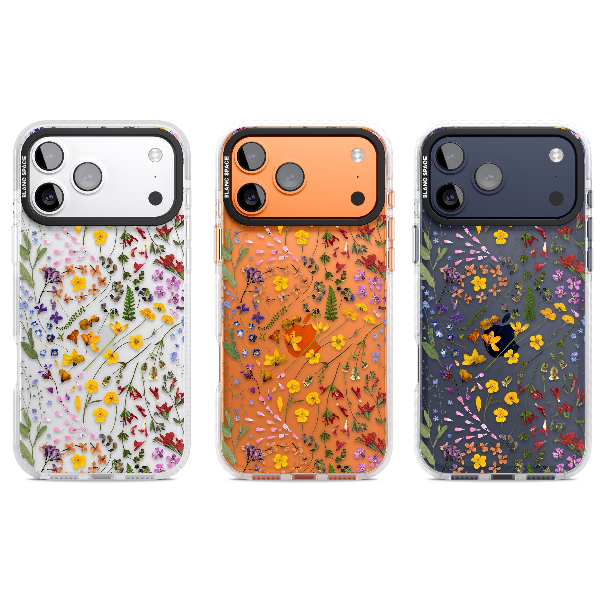 Wildflower iPhone 17 Pro Impact Clear Phone Case APT Impact Protection